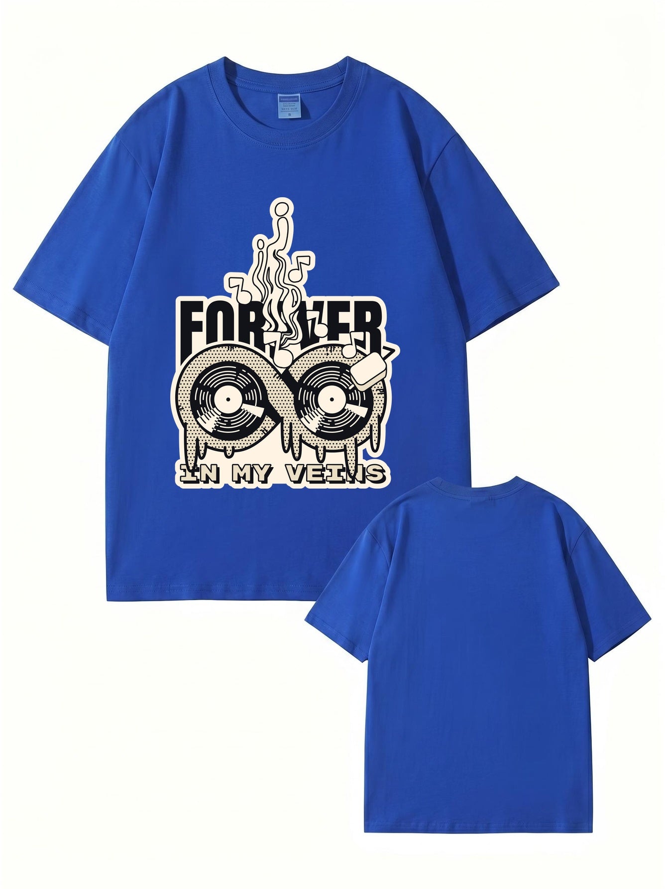 Forever In My Veins Vinyl Record Graphic T-Shirt