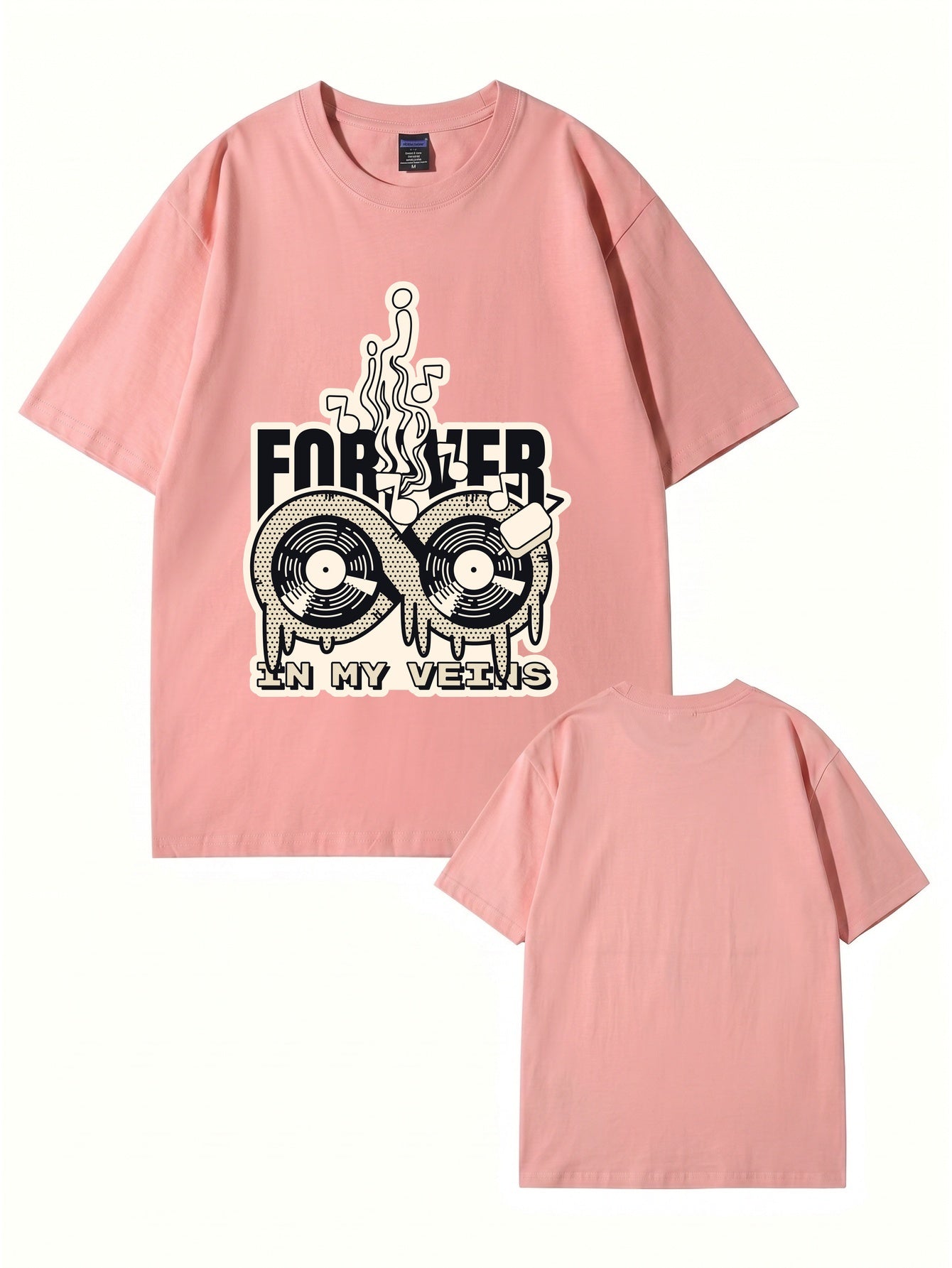 Forever In My Veins Vinyl Record Graphic T-Shirt