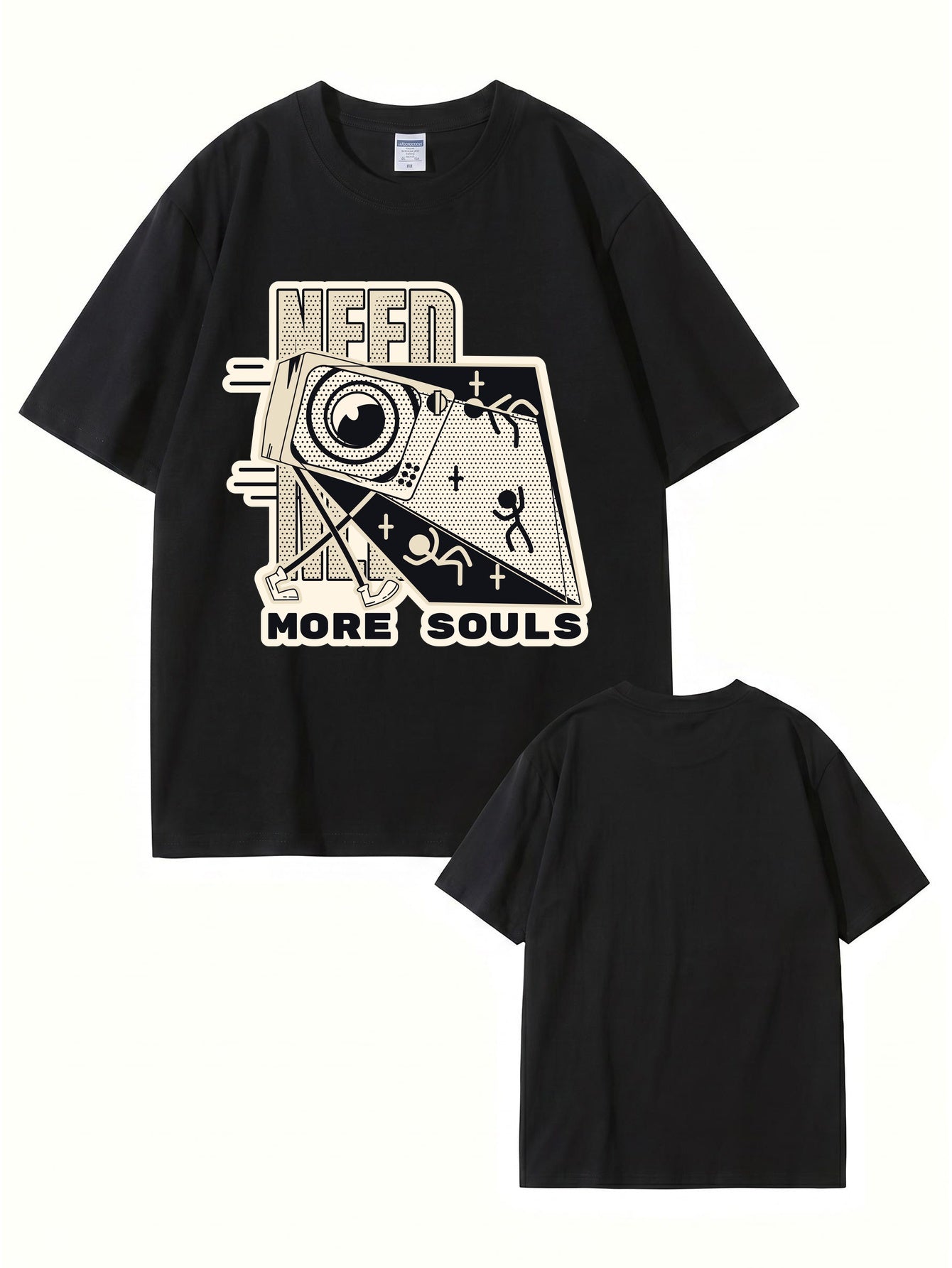 Need More Souls Graphic Print Cotton T-Shirt