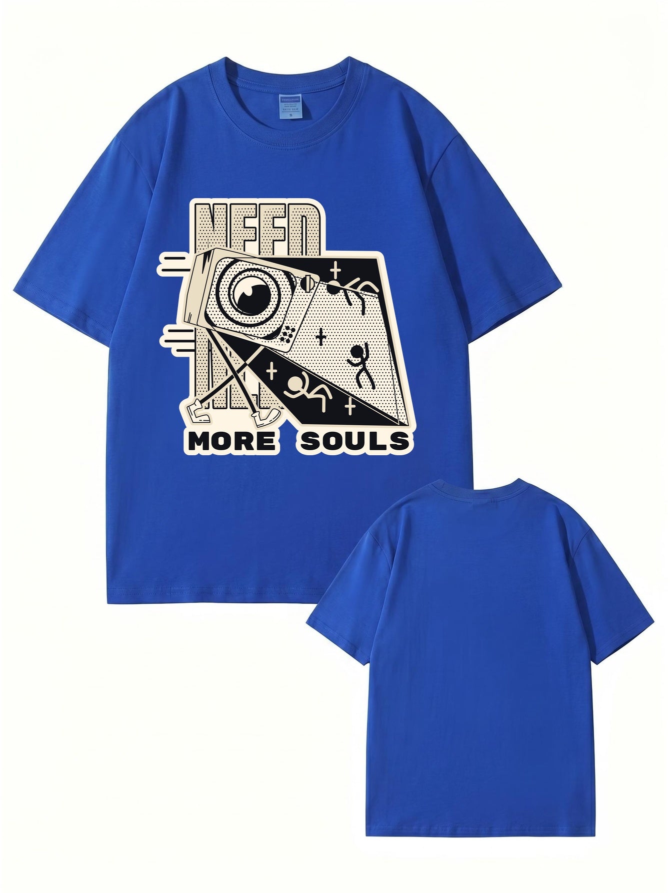 Need More Souls Graphic Print Cotton T-Shirt