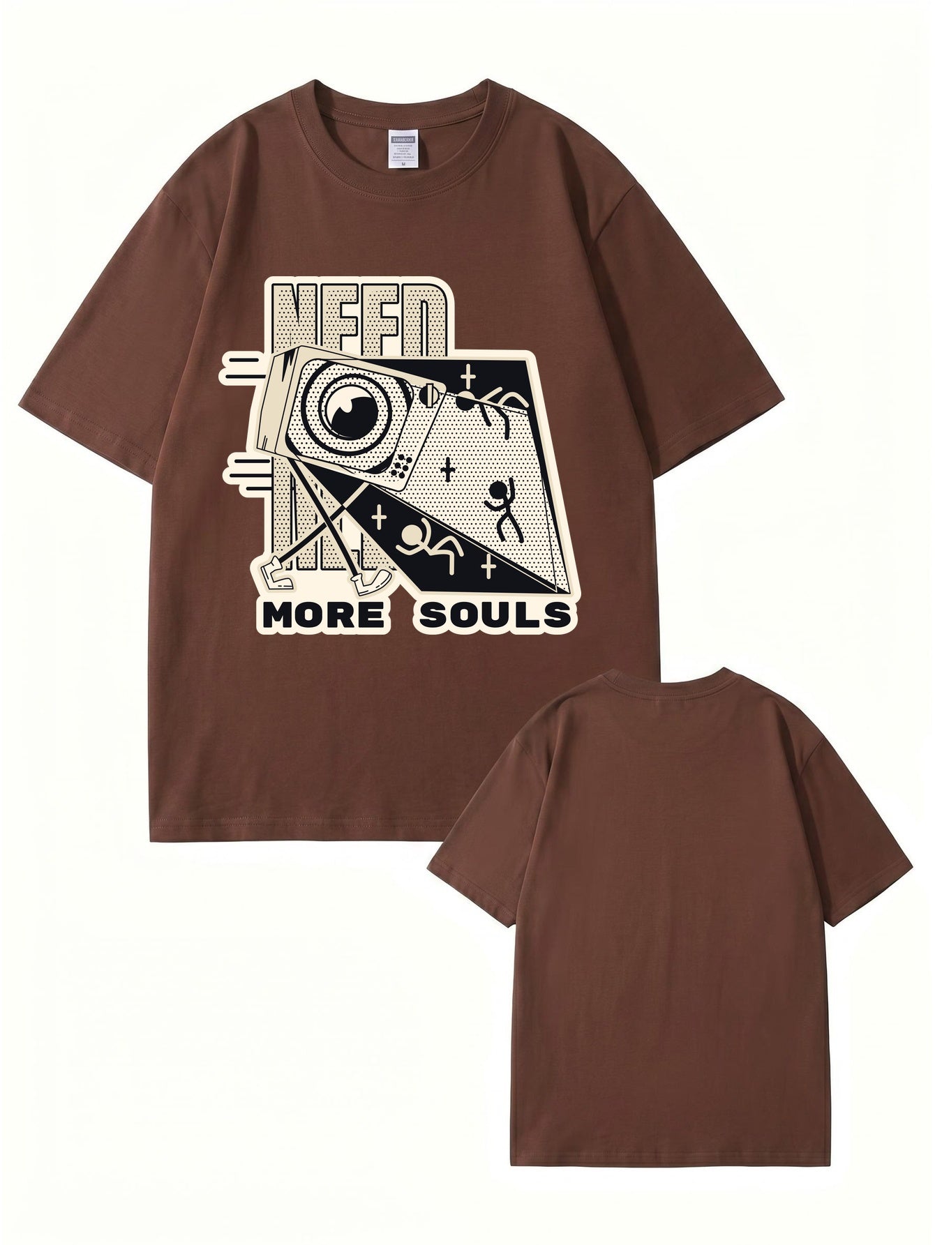 Need More Souls Graphic Print Cotton T-Shirt