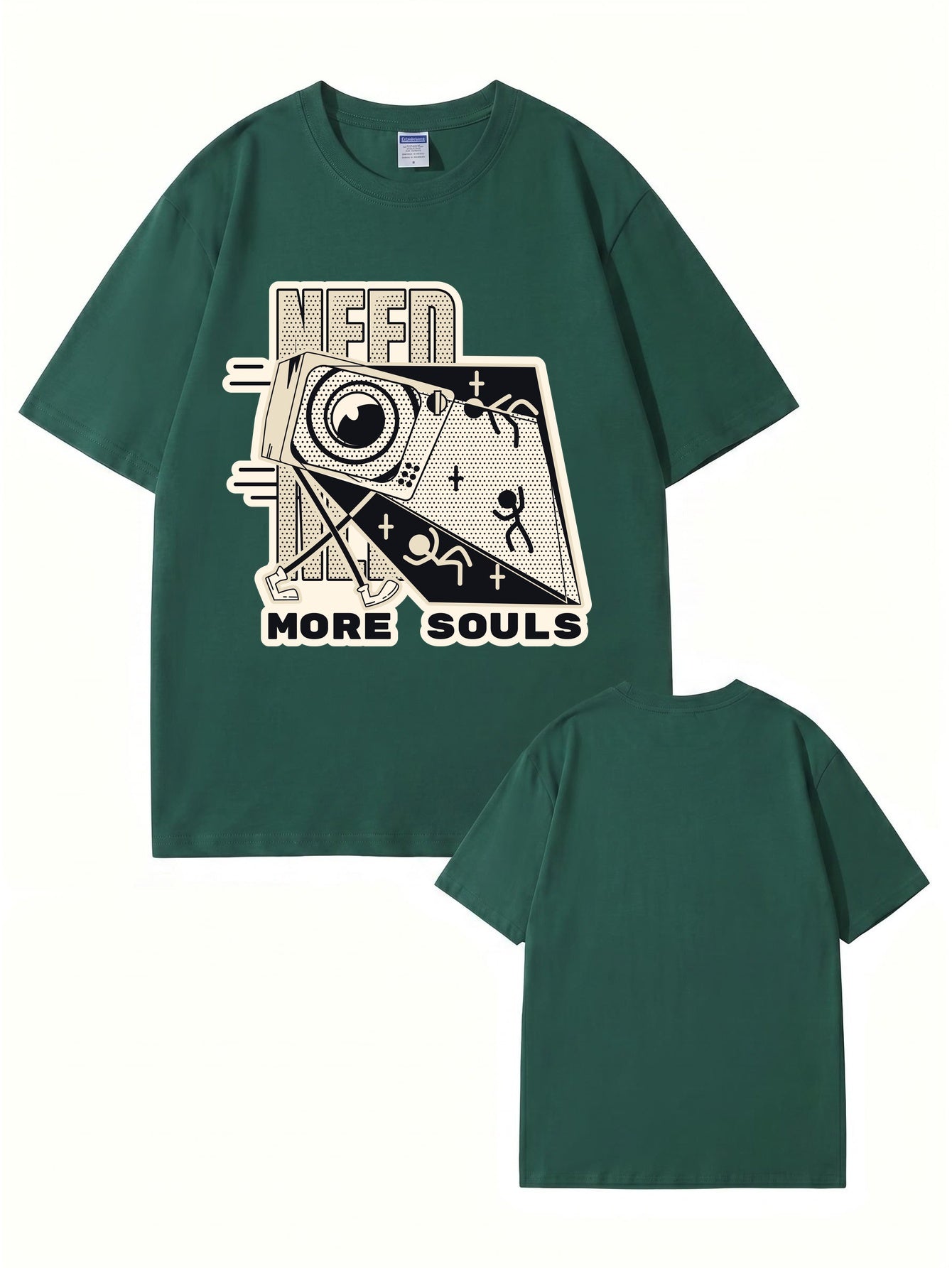 Need More Souls Graphic Print Cotton T-Shirt