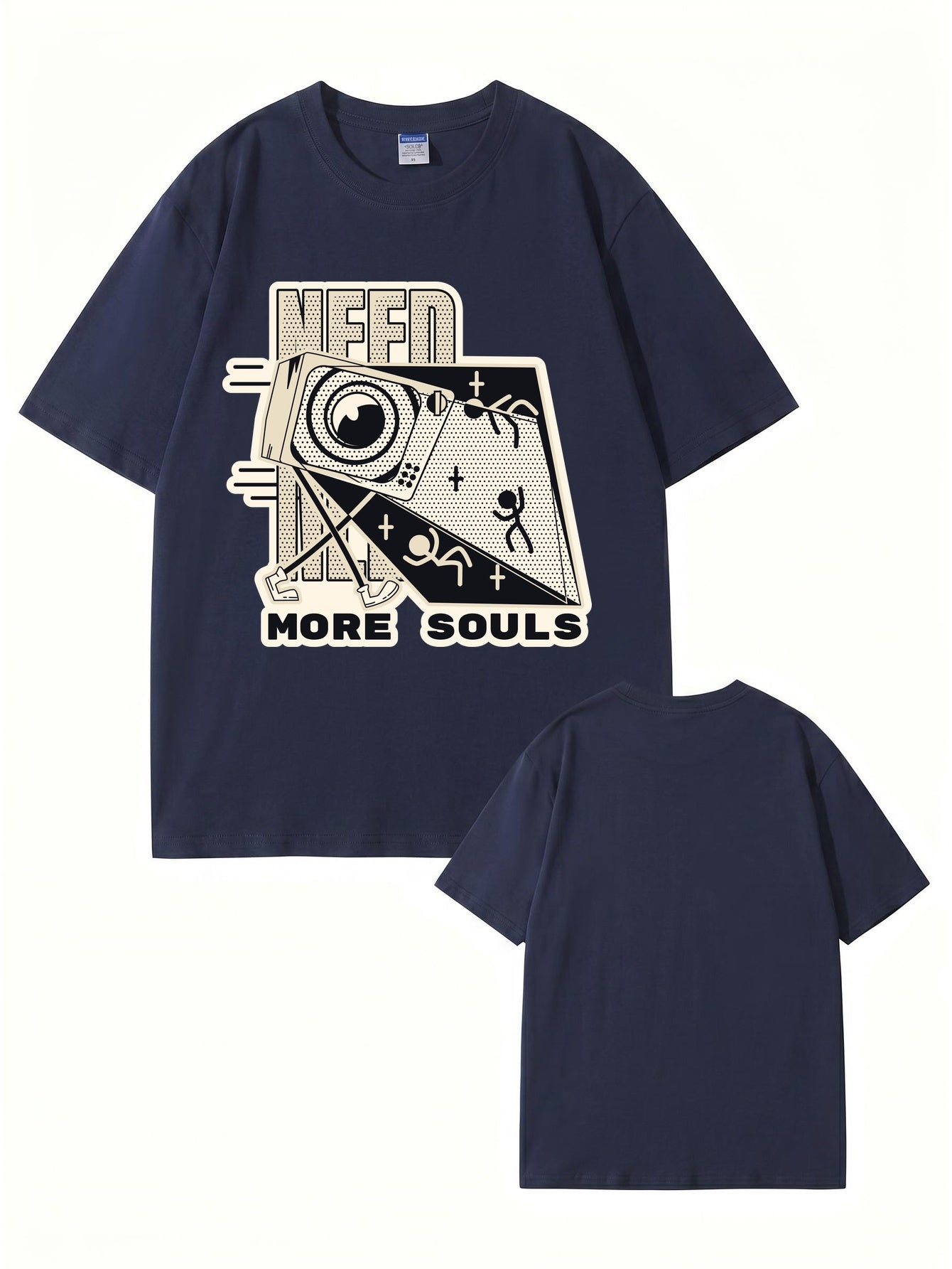 Need More Souls Graphic Print Cotton T-Shirt