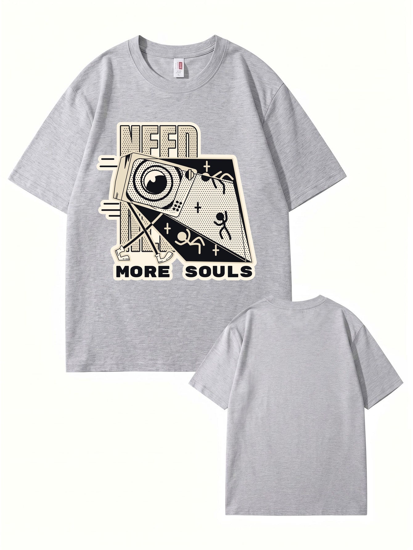 Need More Souls Graphic Print Cotton T-Shirt