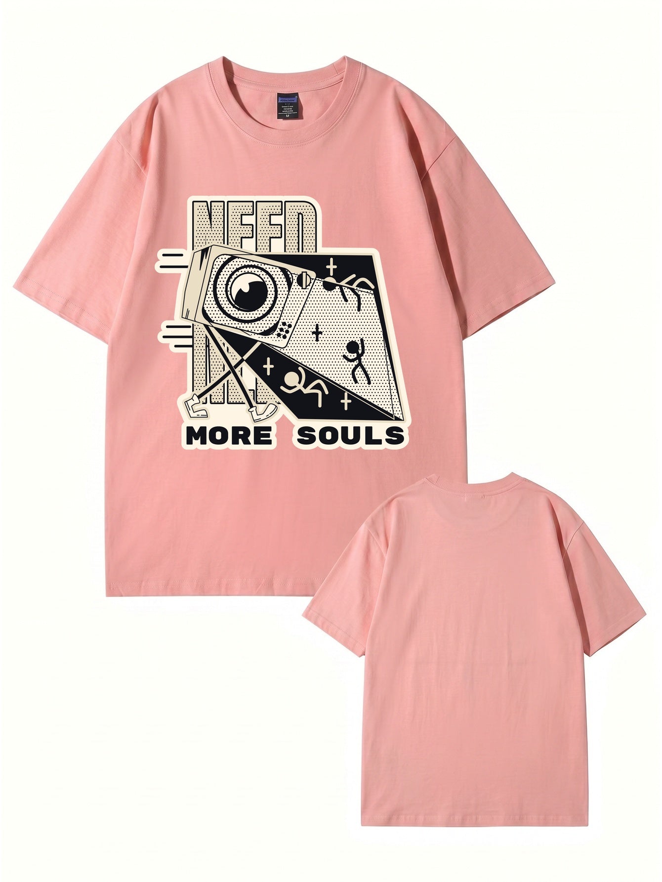 Need More Souls Graphic Print Cotton T-Shirt