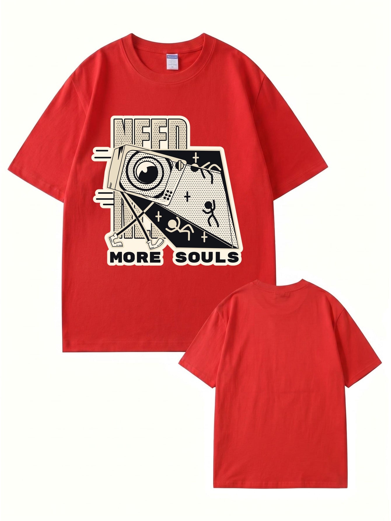 Need More Souls Graphic Print Cotton T-Shirt