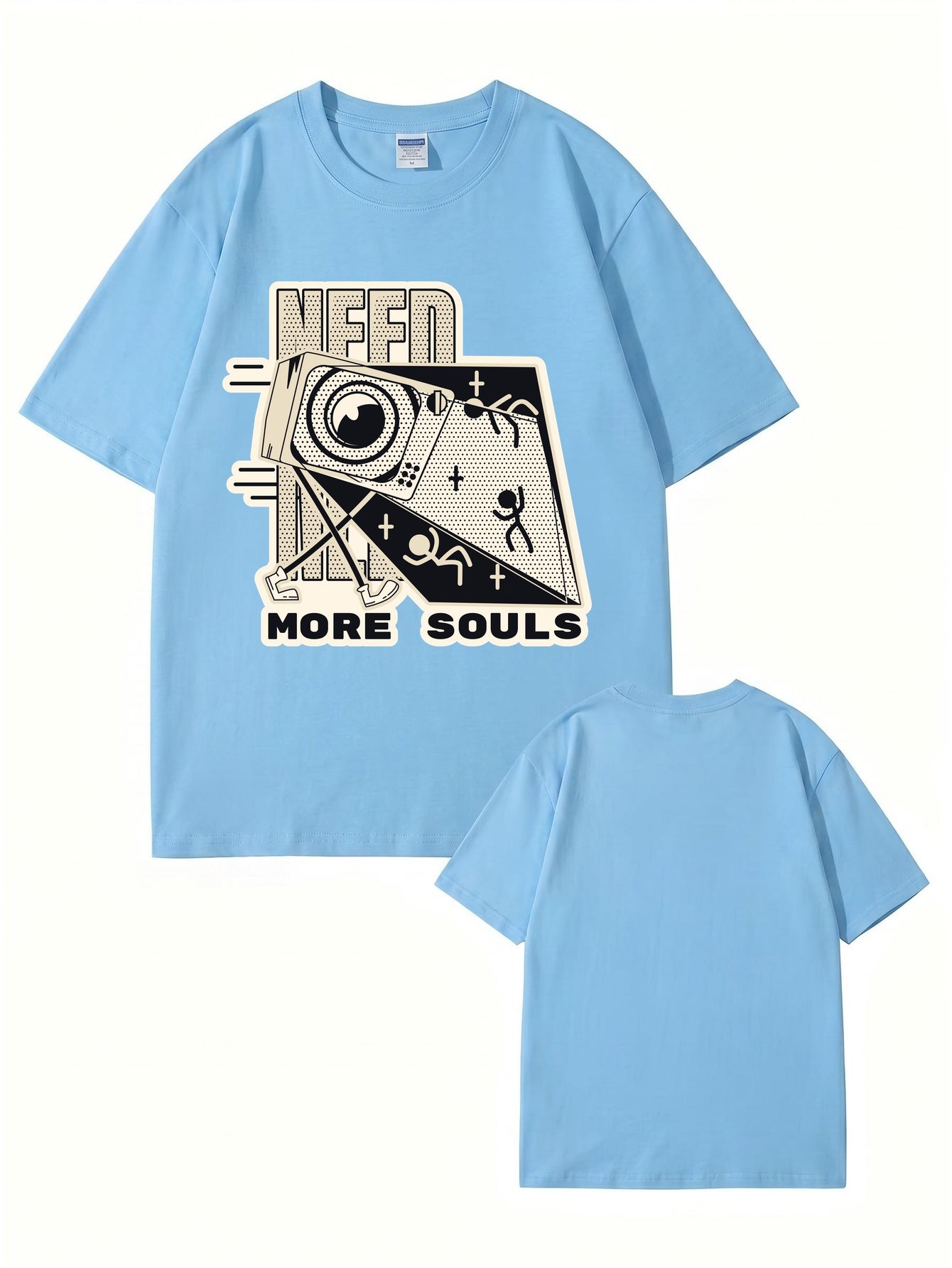 Need More Souls Graphic Print Cotton T-Shirt