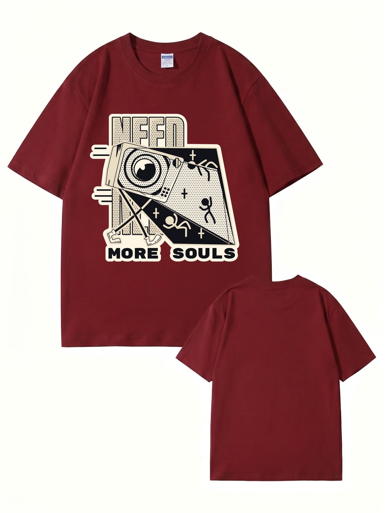Need More Souls Graphic Print Cotton T-Shirt