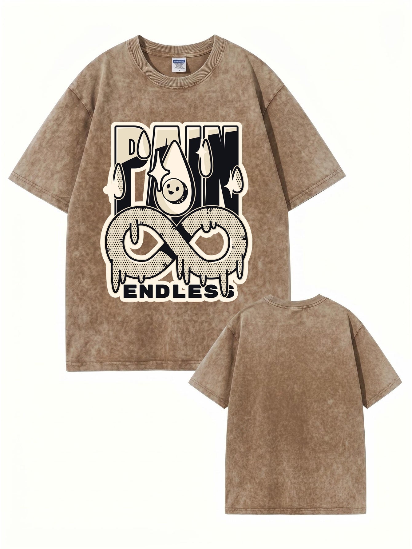 Endless Pain Vintage Washed Heavyweight Graphic T-Shirt