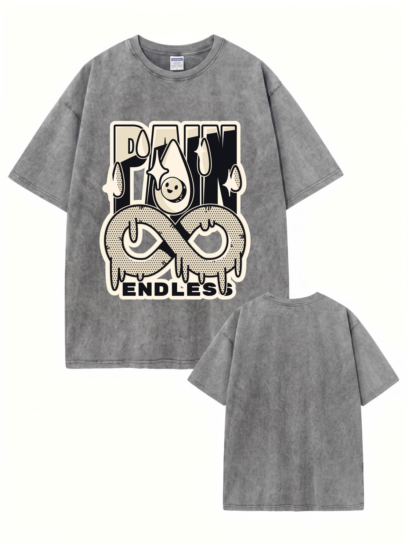 Endless Pain Vintage Washed Heavyweight Graphic T-Shirt
