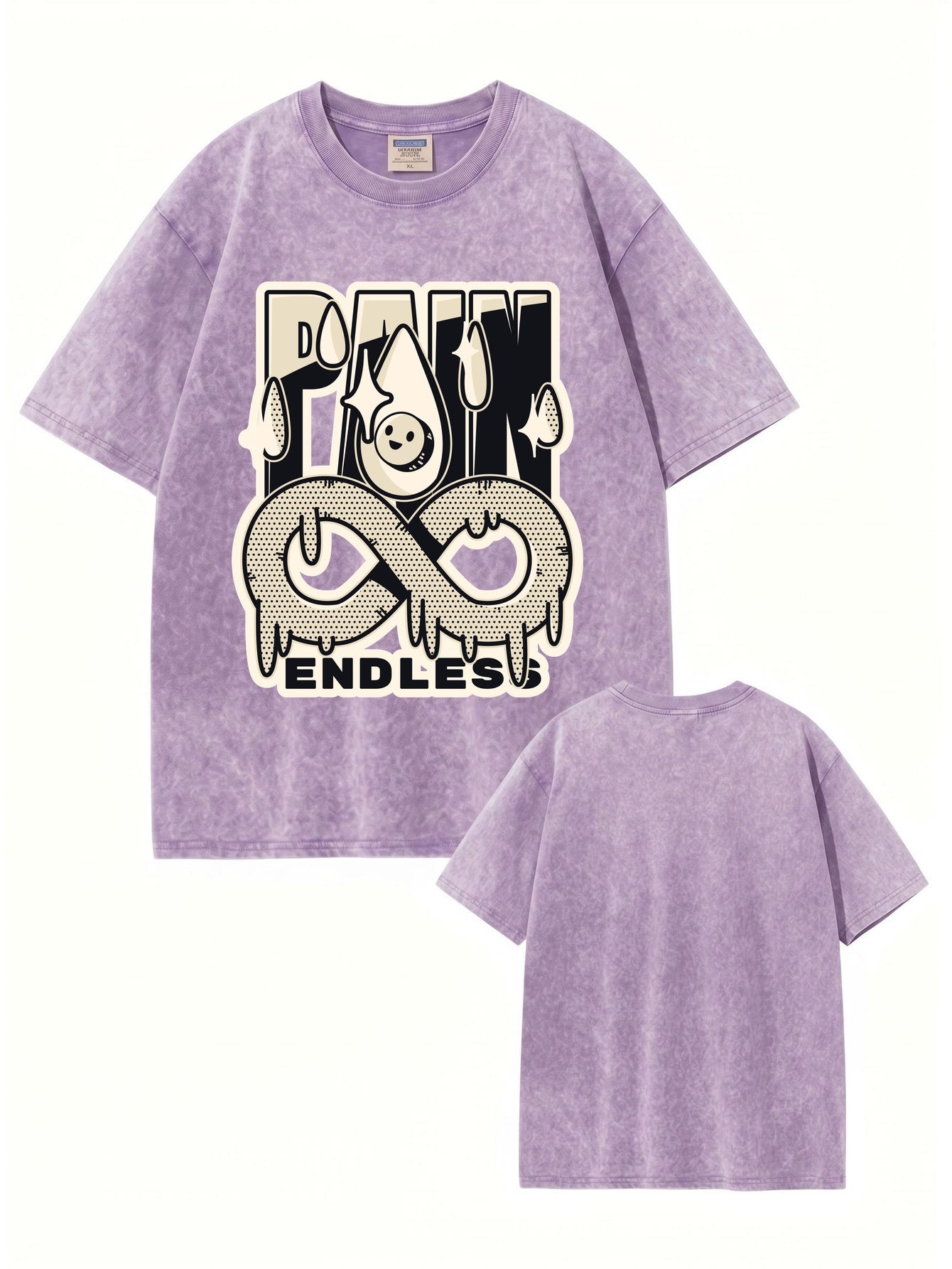 Endless Pain Vintage Washed Heavyweight Graphic T-Shirt