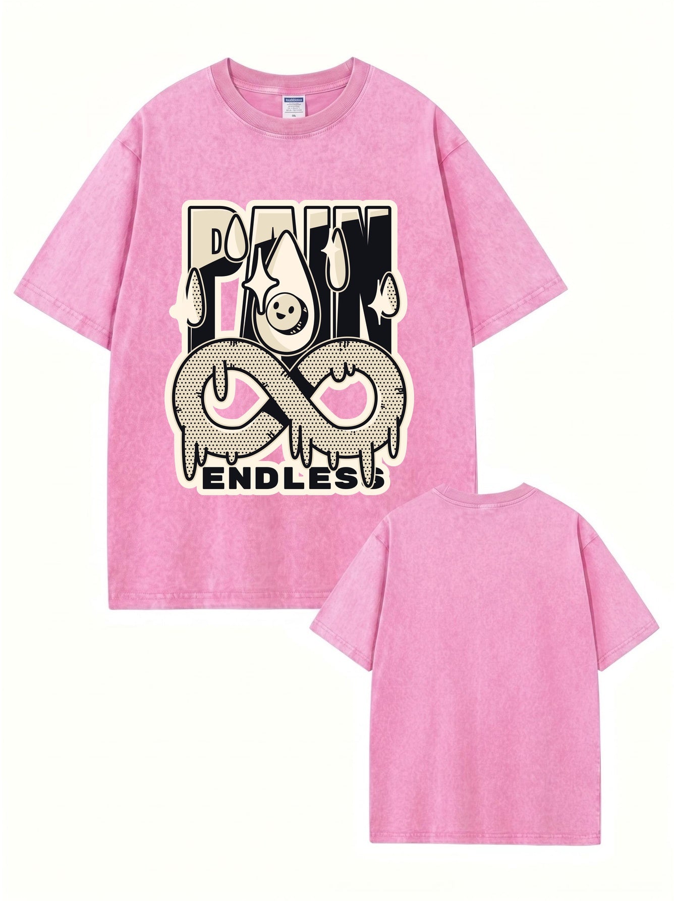 Endless Pain Vintage Washed Heavyweight Graphic T-Shirt