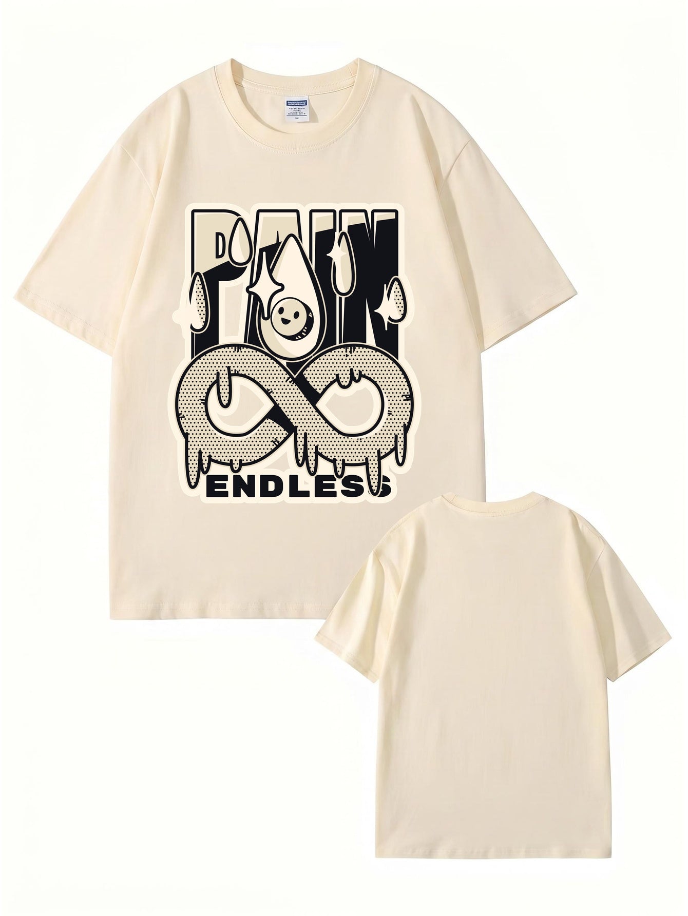 Endless Pain Graphic Print T-Shirt - 22 Colors, Premium 200gsm Cotton