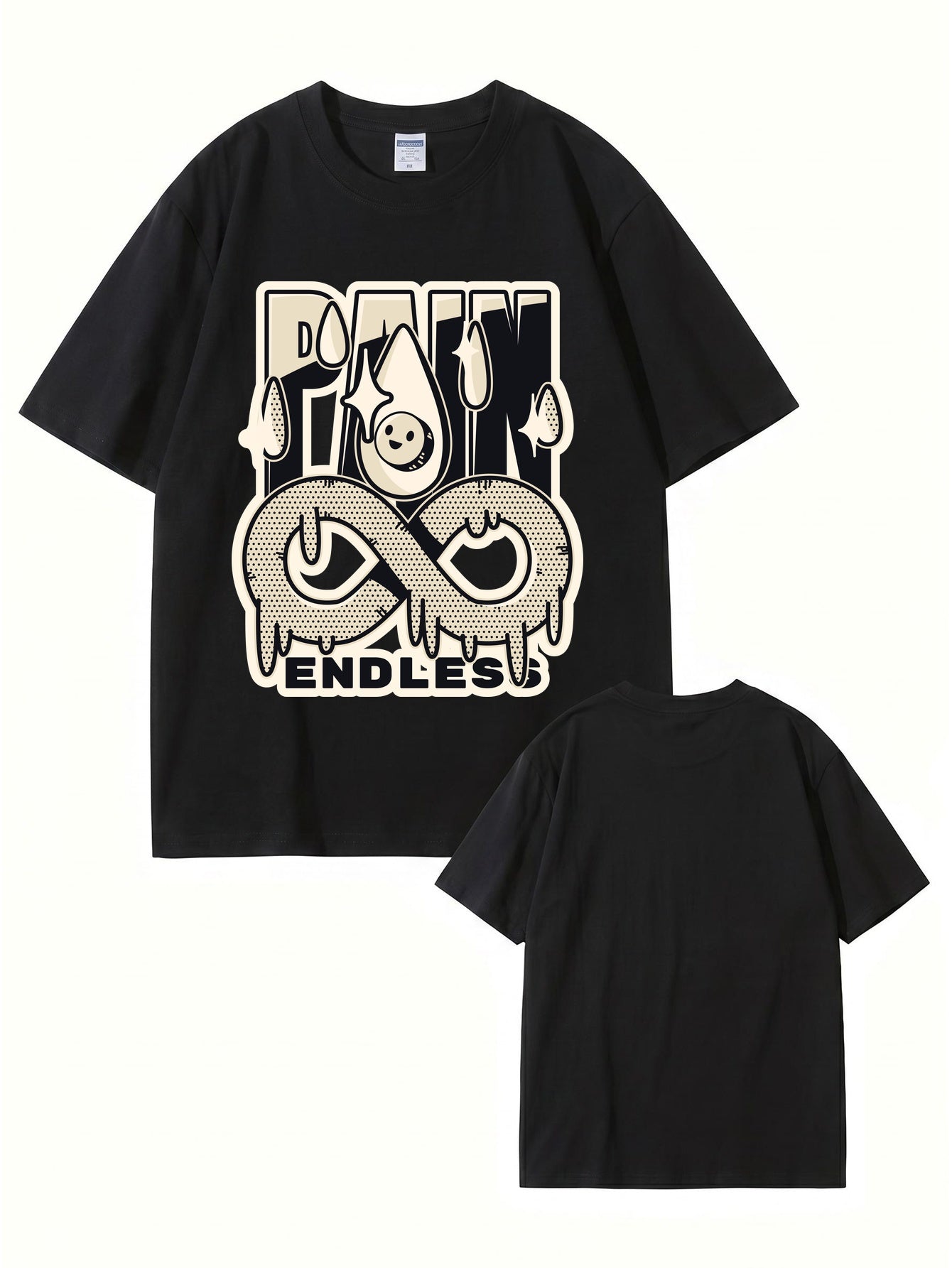 Endless Pain Graphic Print T-Shirt - 22 Colors, Premium 200gsm Cotton
