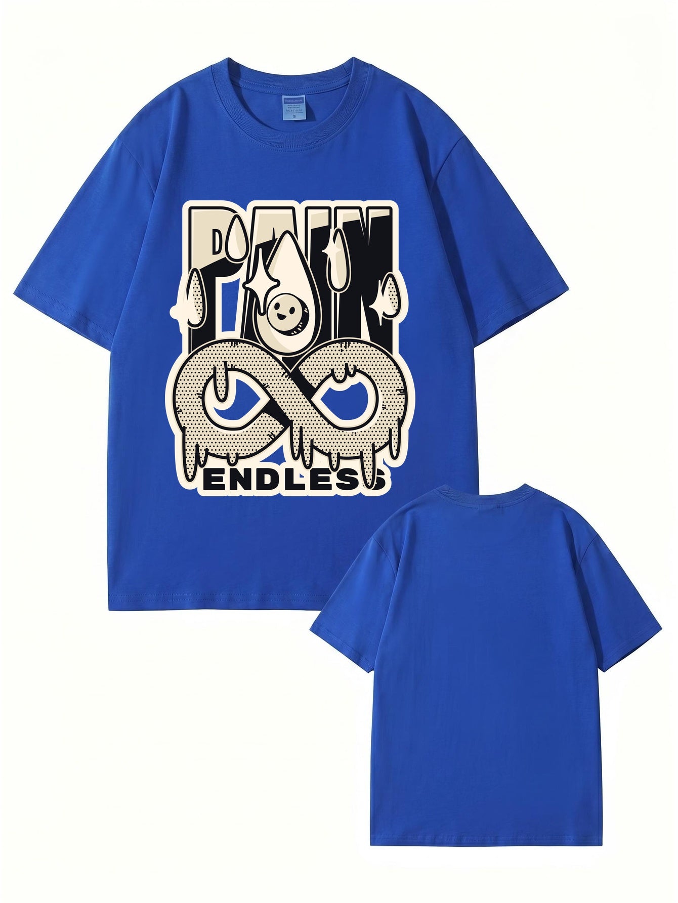 Endless Pain Graphic Print T-Shirt - 22 Colors, Premium 200gsm Cotton