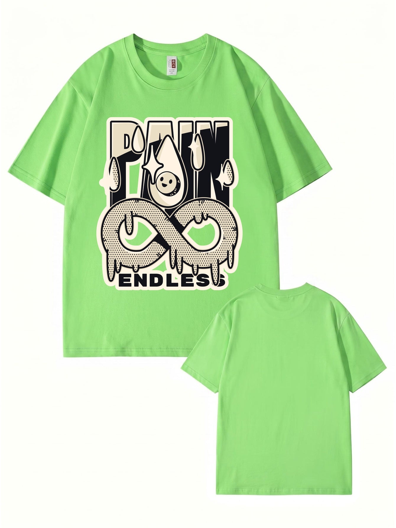 Endless Pain Graphic Print T-Shirt - 22 Colors, Premium 200gsm Cotton