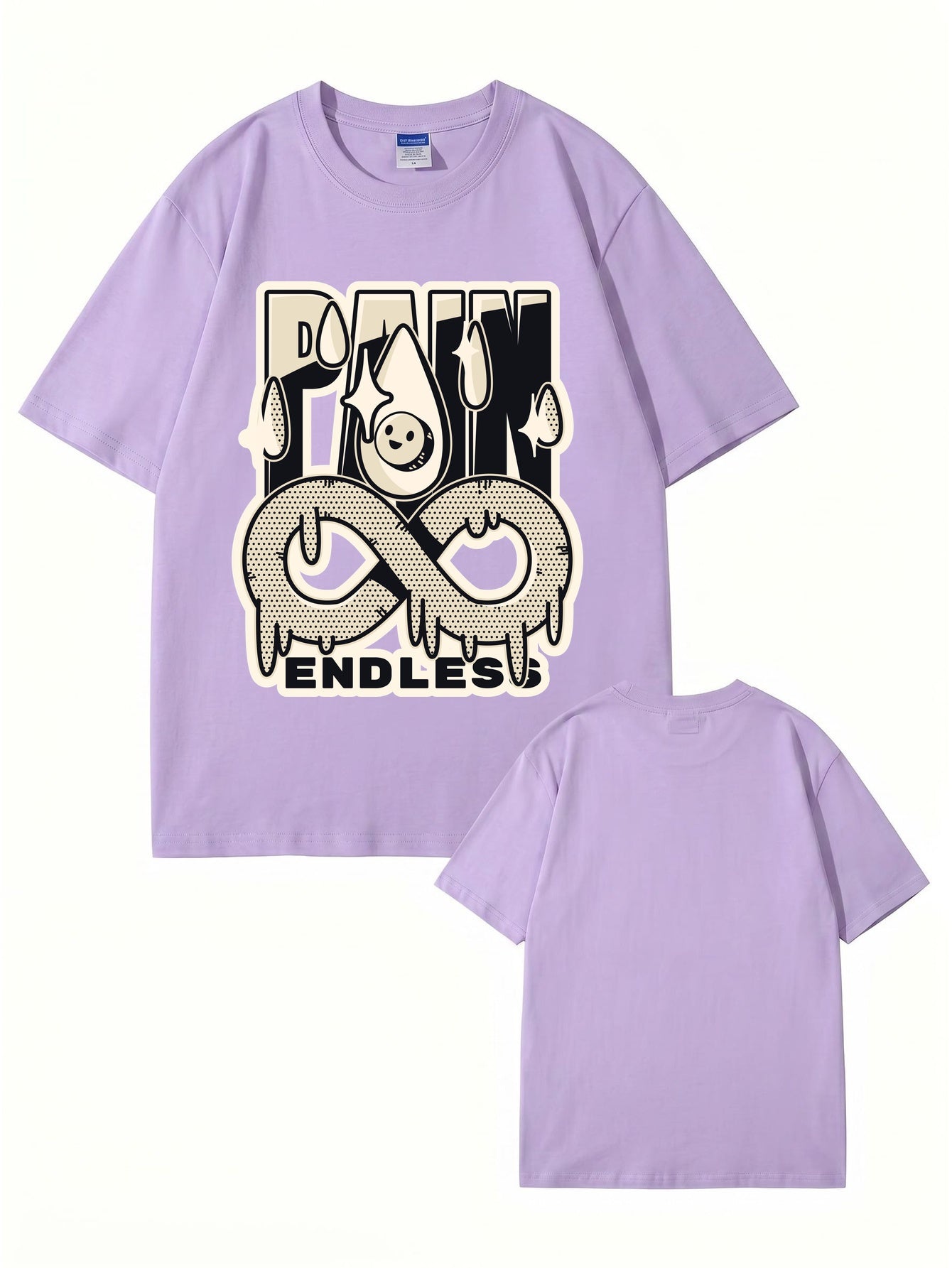 Endless Pain Graphic Print T-Shirt - 22 Colors, Premium 200gsm Cotton