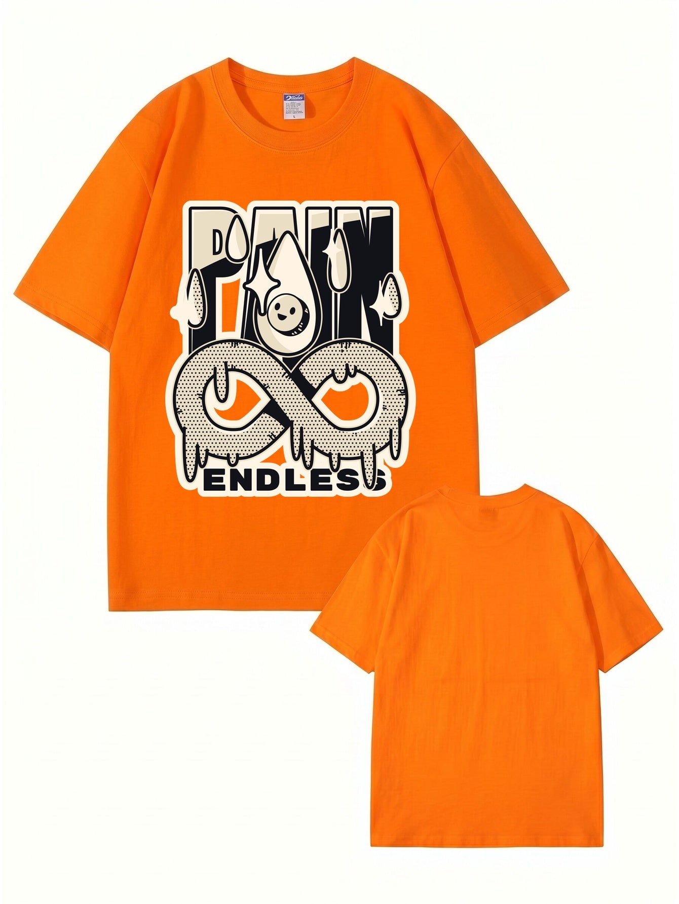 Endless Pain Graphic Print T-Shirt - 22 Colors, Premium 200gsm Cotton