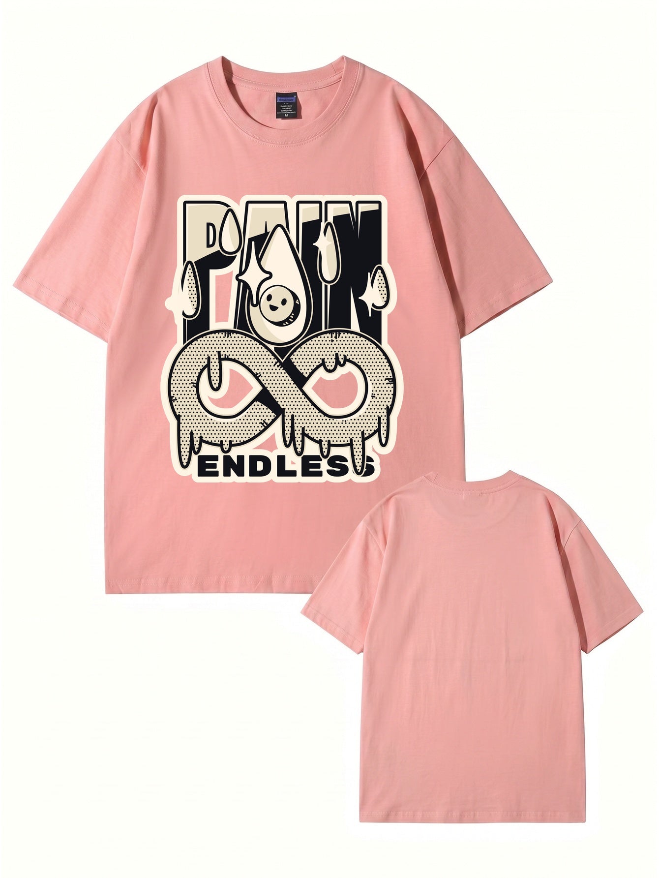 Endless Pain Graphic Print T-Shirt - 22 Colors, Premium 200gsm Cotton