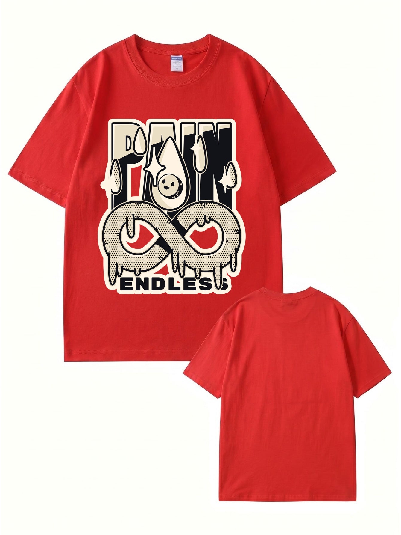 Endless Pain Graphic Print T-Shirt - 22 Colors, Premium 200gsm Cotton