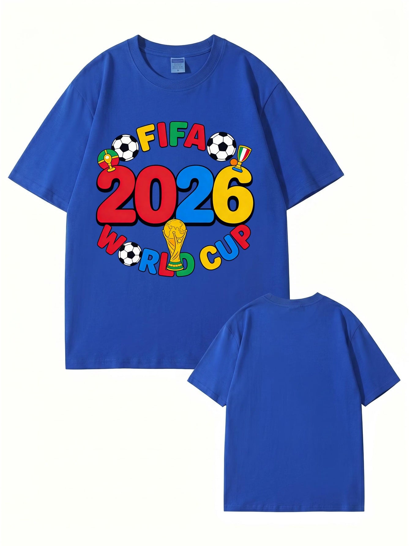 FIFA 2026 World Cup Graphic T-Shirt - Premium Cotton Soccer Fan Apparel
