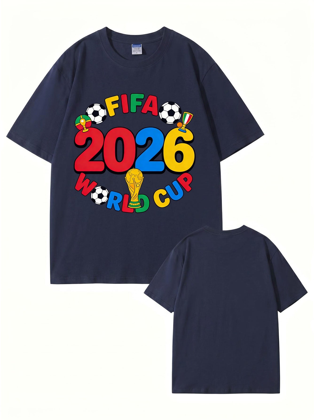FIFA 2026 World Cup Graphic T-Shirt - Premium Cotton Soccer Fan Apparel