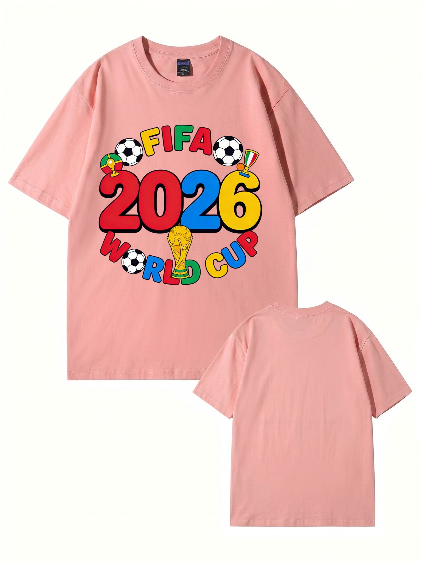 FIFA 2026 World Cup Graphic T-Shirt - Premium Cotton Soccer Fan Apparel
