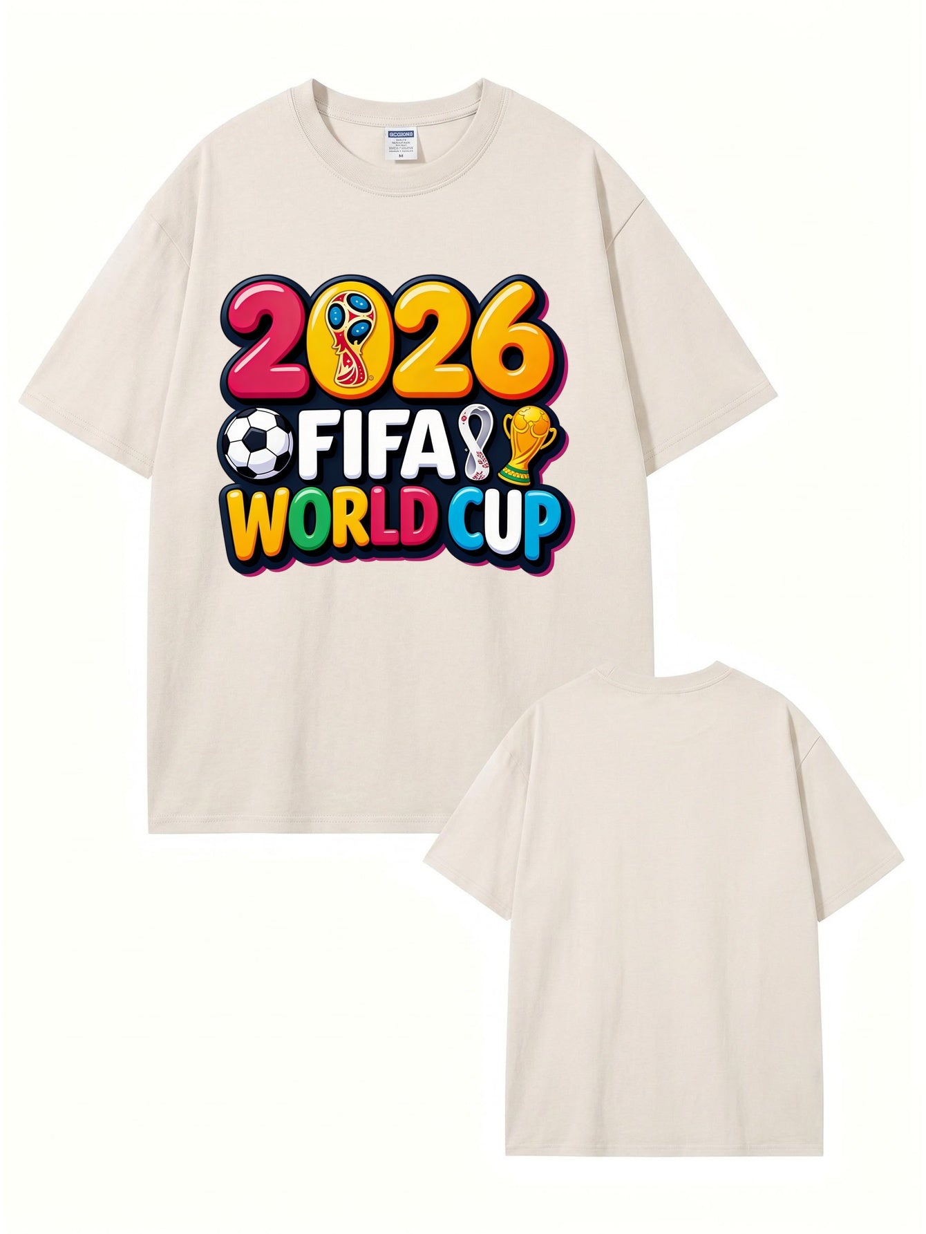 2026 FIFA World Cup Vintage Washed Graphic T-Shirt