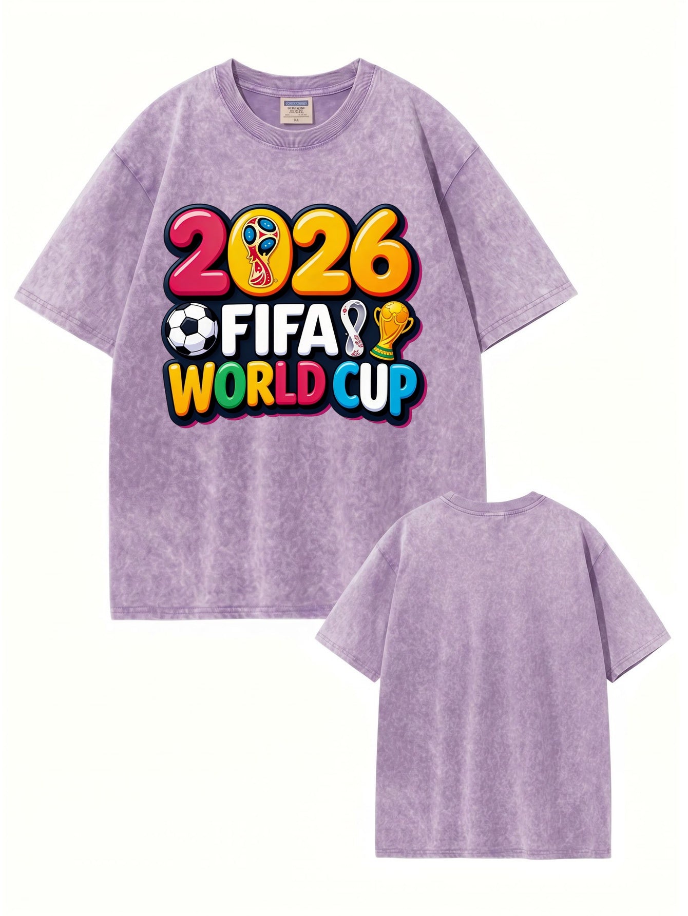 2026 FIFA World Cup Vintage Washed Graphic T-Shirt