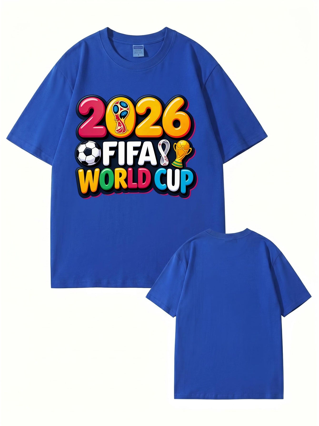 2026 FIFA World Cup Graphic Print Men's & Women's Cotton T-Shirt