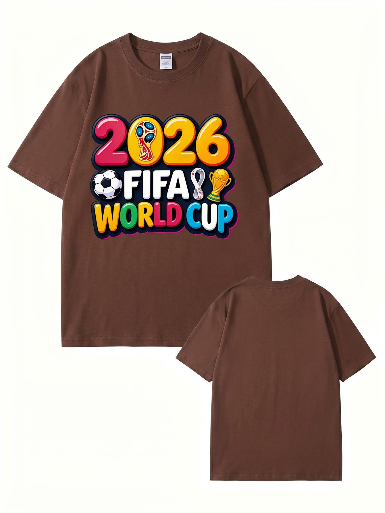 2026 FIFA World Cup Graphic Print Men's & Women's Cotton T-Shirt