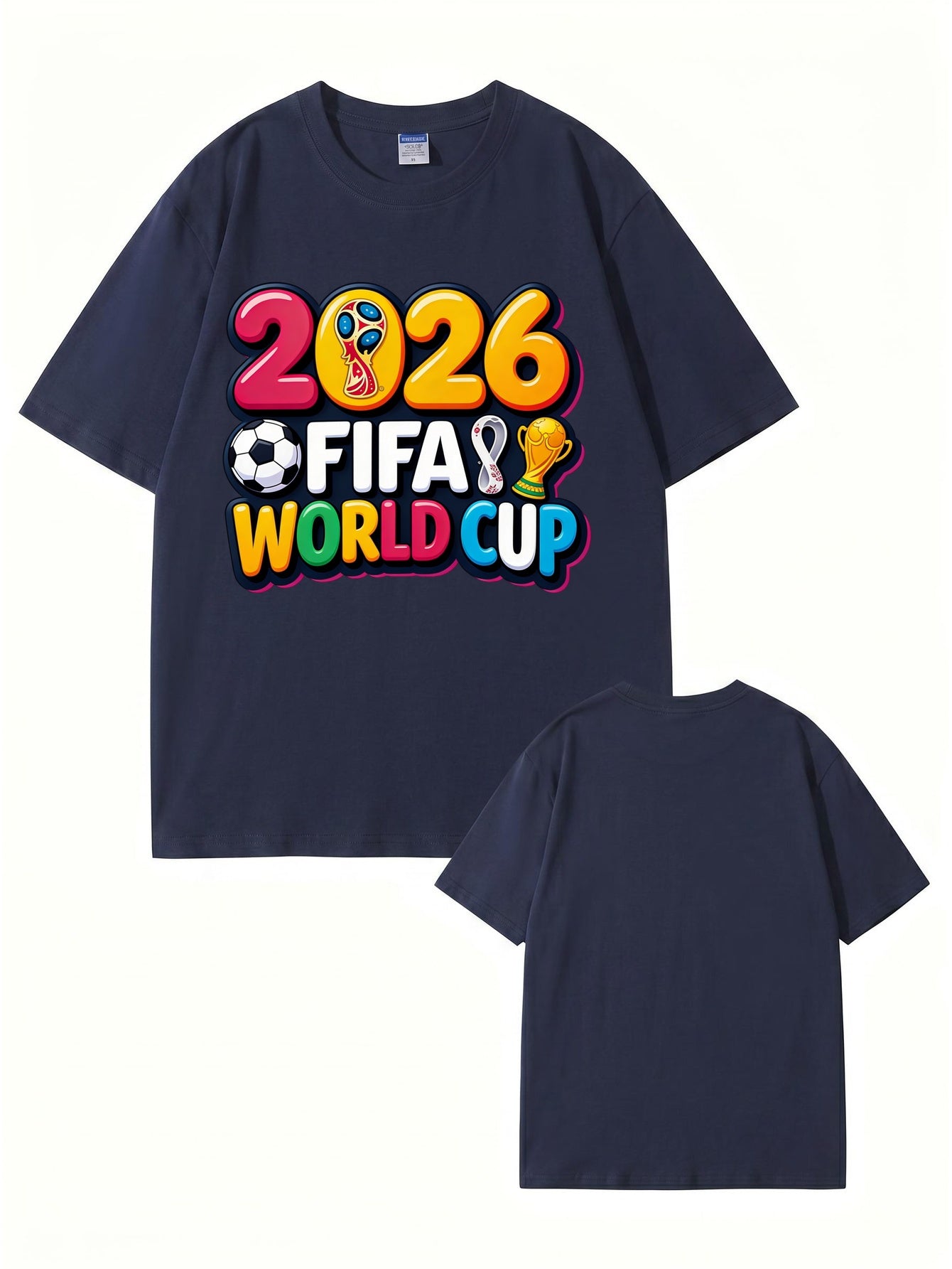 2026 FIFA World Cup Graphic Print Men's & Women's Cotton T-Shirt