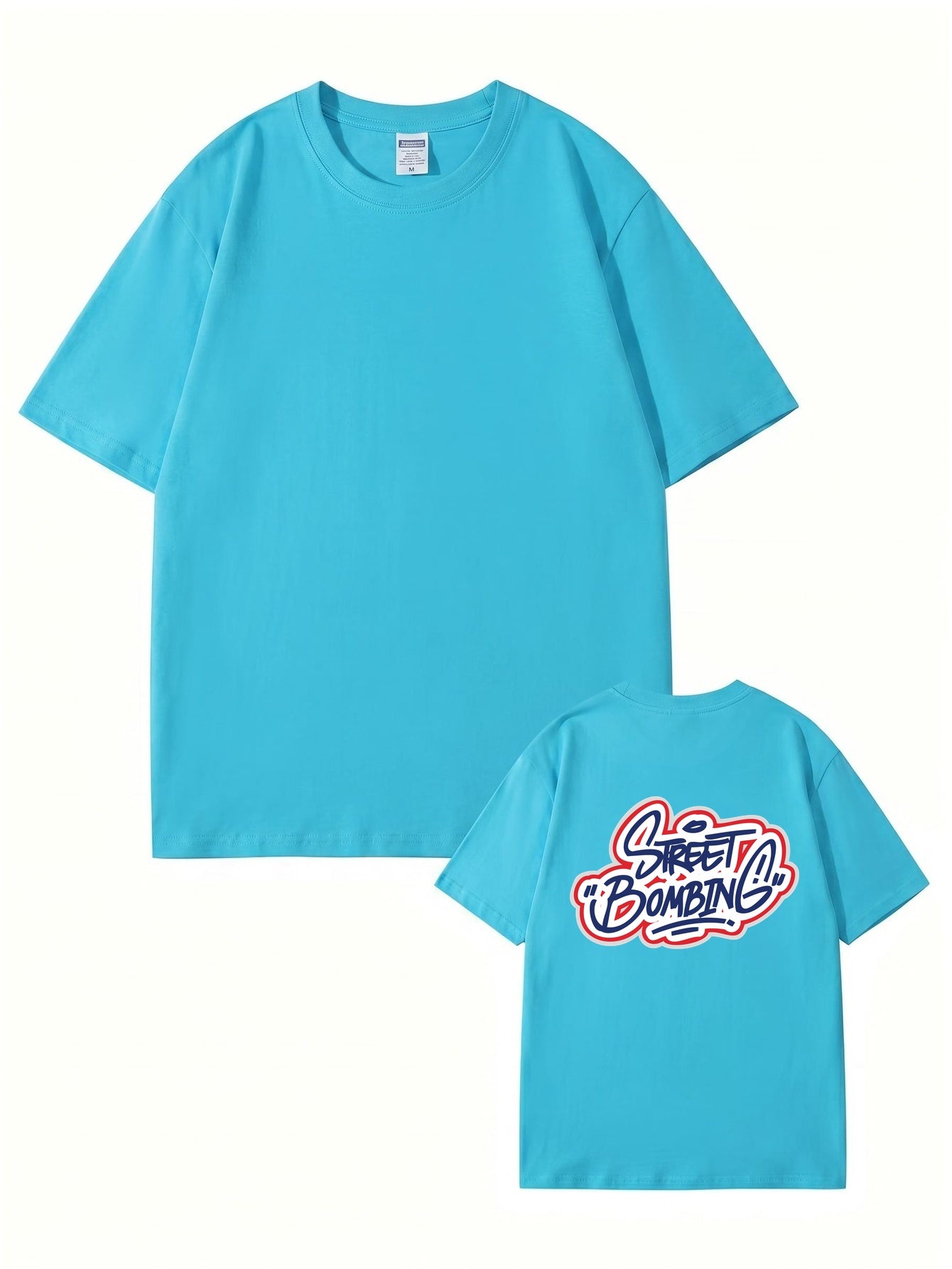 Street Bombing Graffiti Graphic T-Shirt - Premium 200GSM Cotton Tee