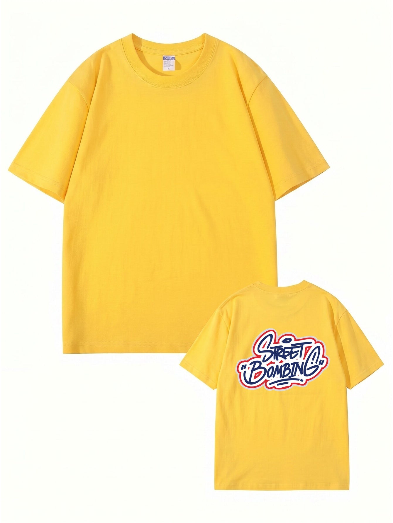 Street Bombing Graffiti Graphic T-Shirt - Premium 200GSM Cotton Tee