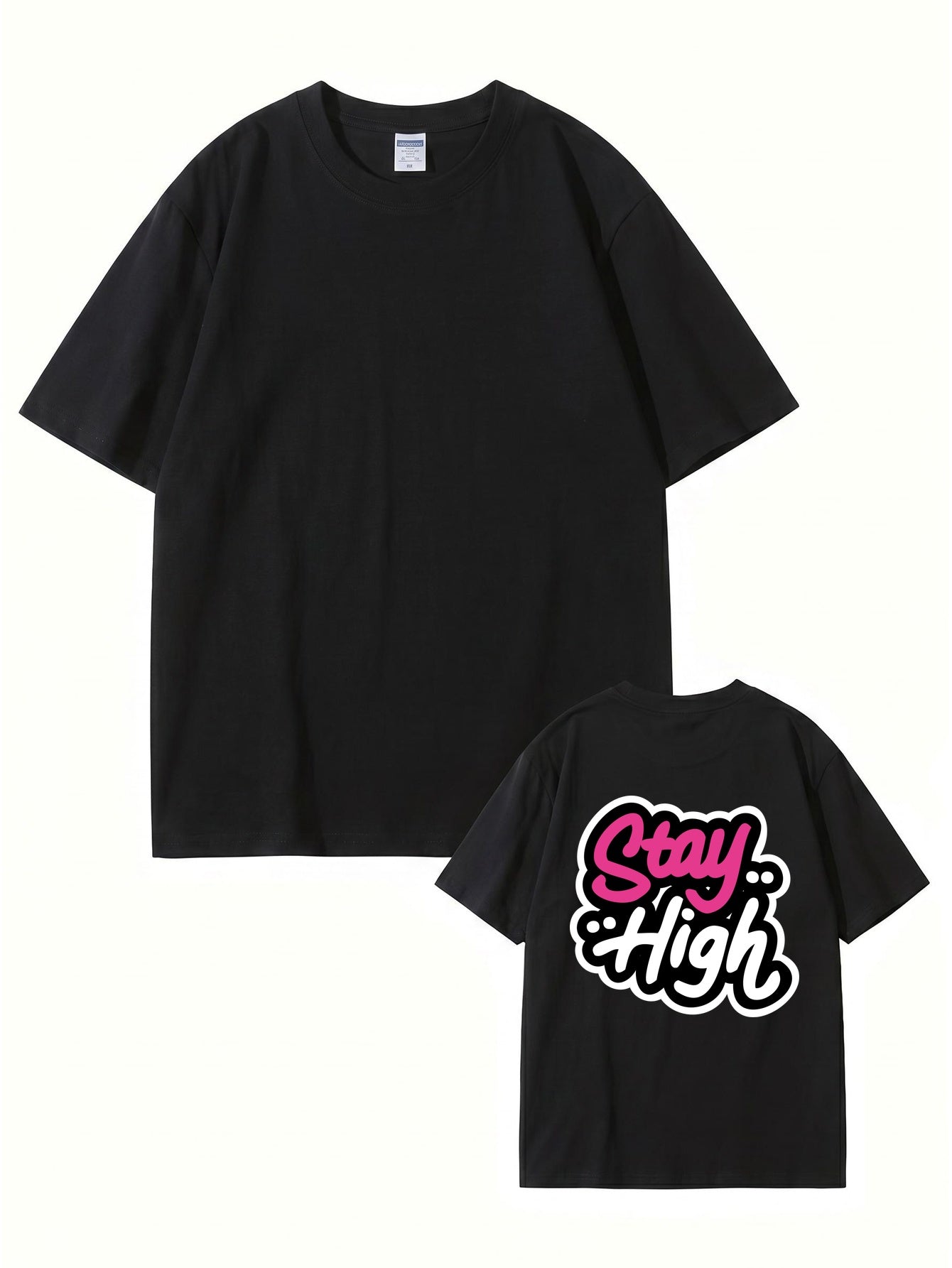 Stay High Graphic Print T-Shirt | Premium 200GSM Cotton Streetwear Tee