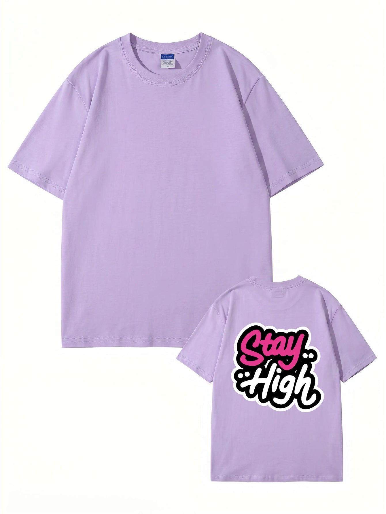 Stay High Graphic Print T-Shirt | Premium 200GSM Cotton Streetwear Tee