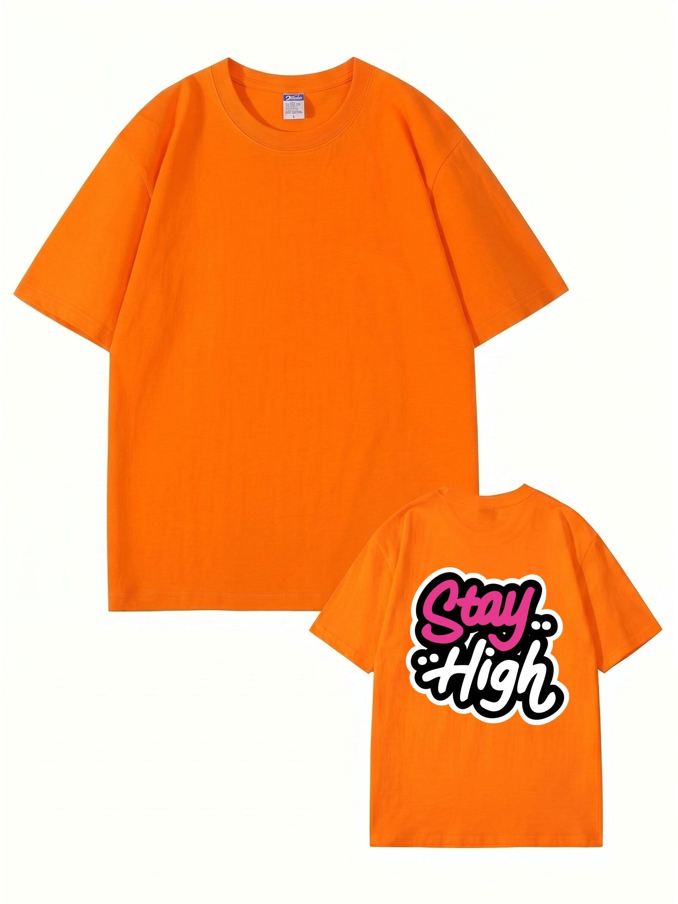 Stay High Graphic Print T-Shirt | Premium 200GSM Cotton Streetwear Tee