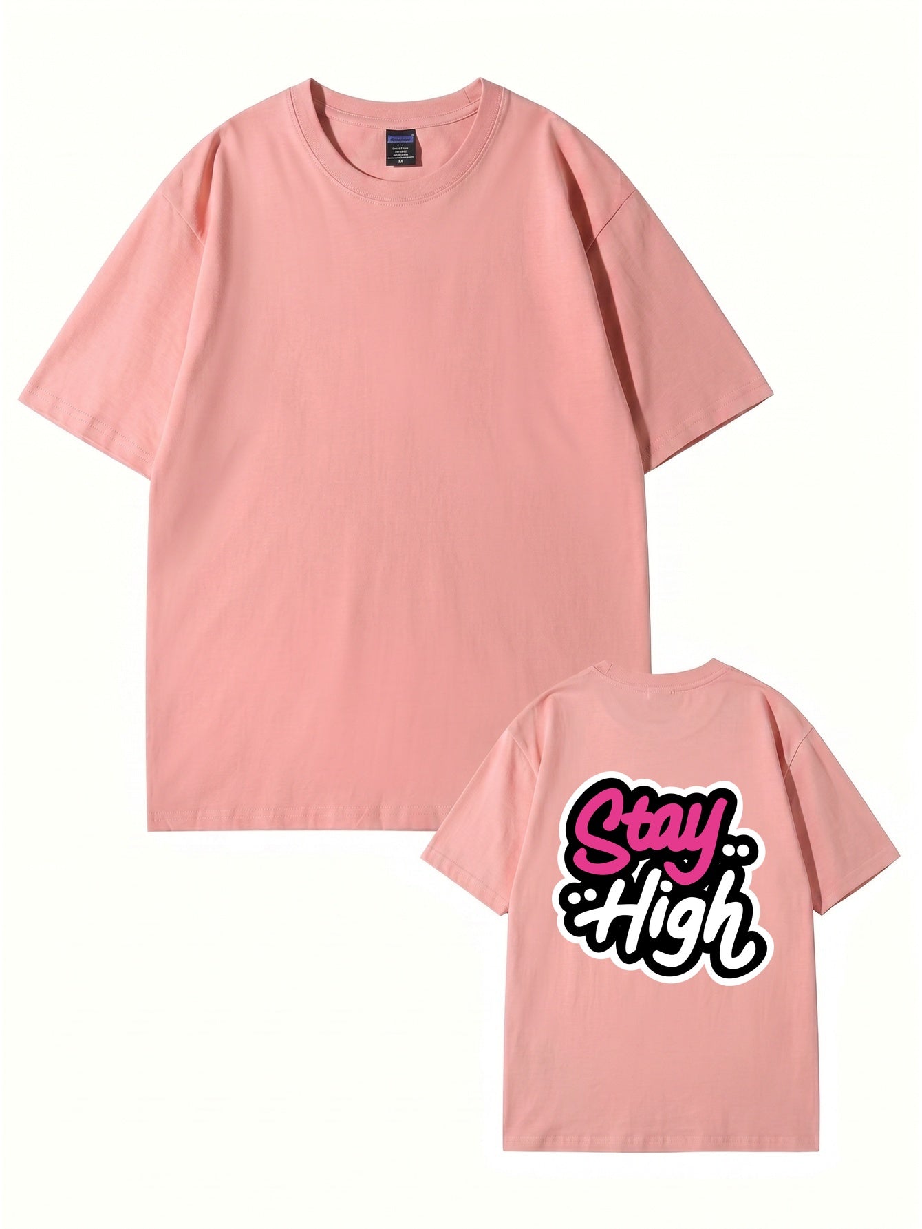 Stay High Graphic Print T-Shirt | Premium 200GSM Cotton Streetwear Tee