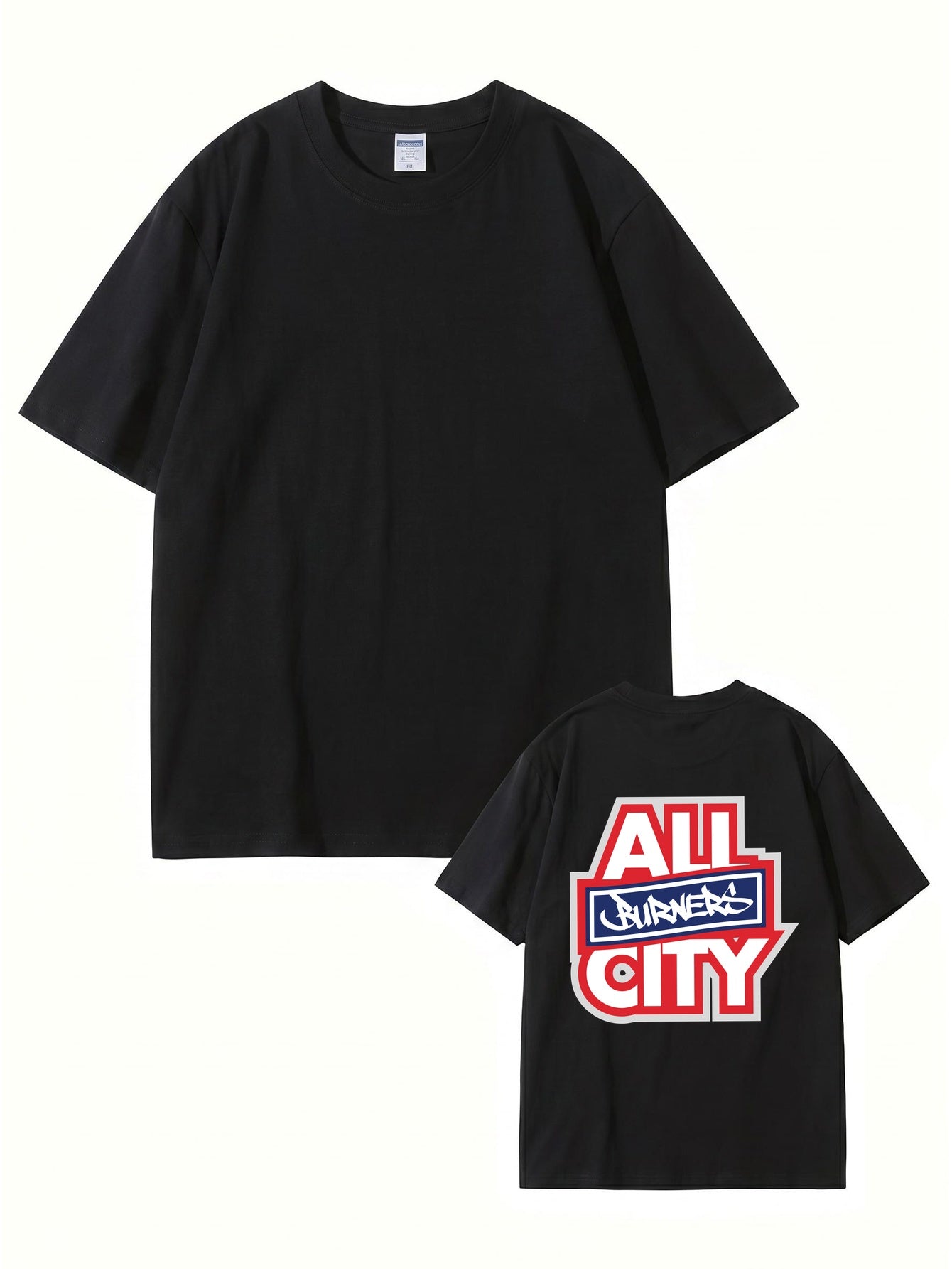 All Burners City Graphic Print T-Shirt - Heavyweight 200gsm Cotton