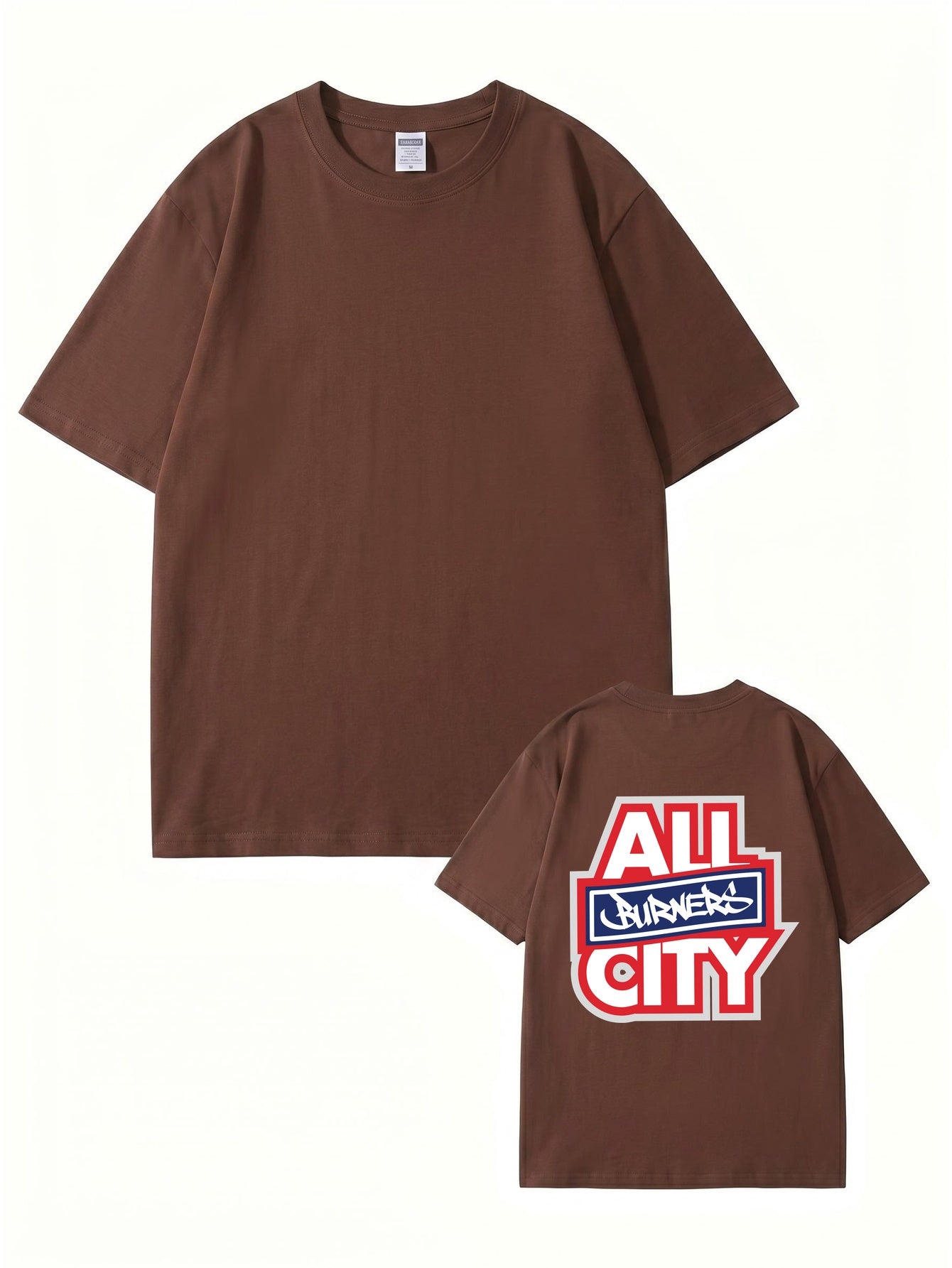 All Burners City Graphic Print T-Shirt - Heavyweight 200gsm Cotton
