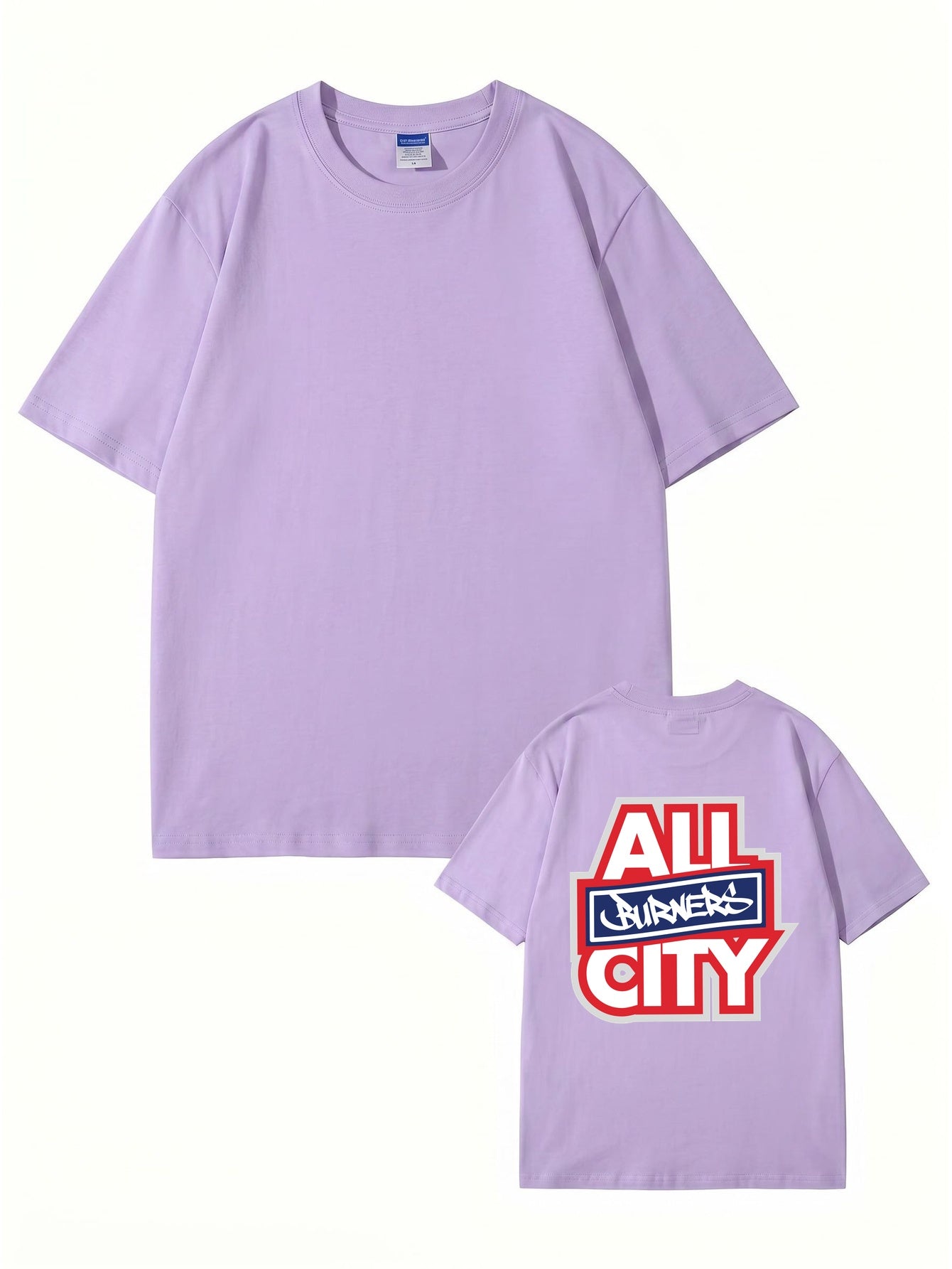 All Burners City Graphic Print T-Shirt - Heavyweight 200gsm Cotton