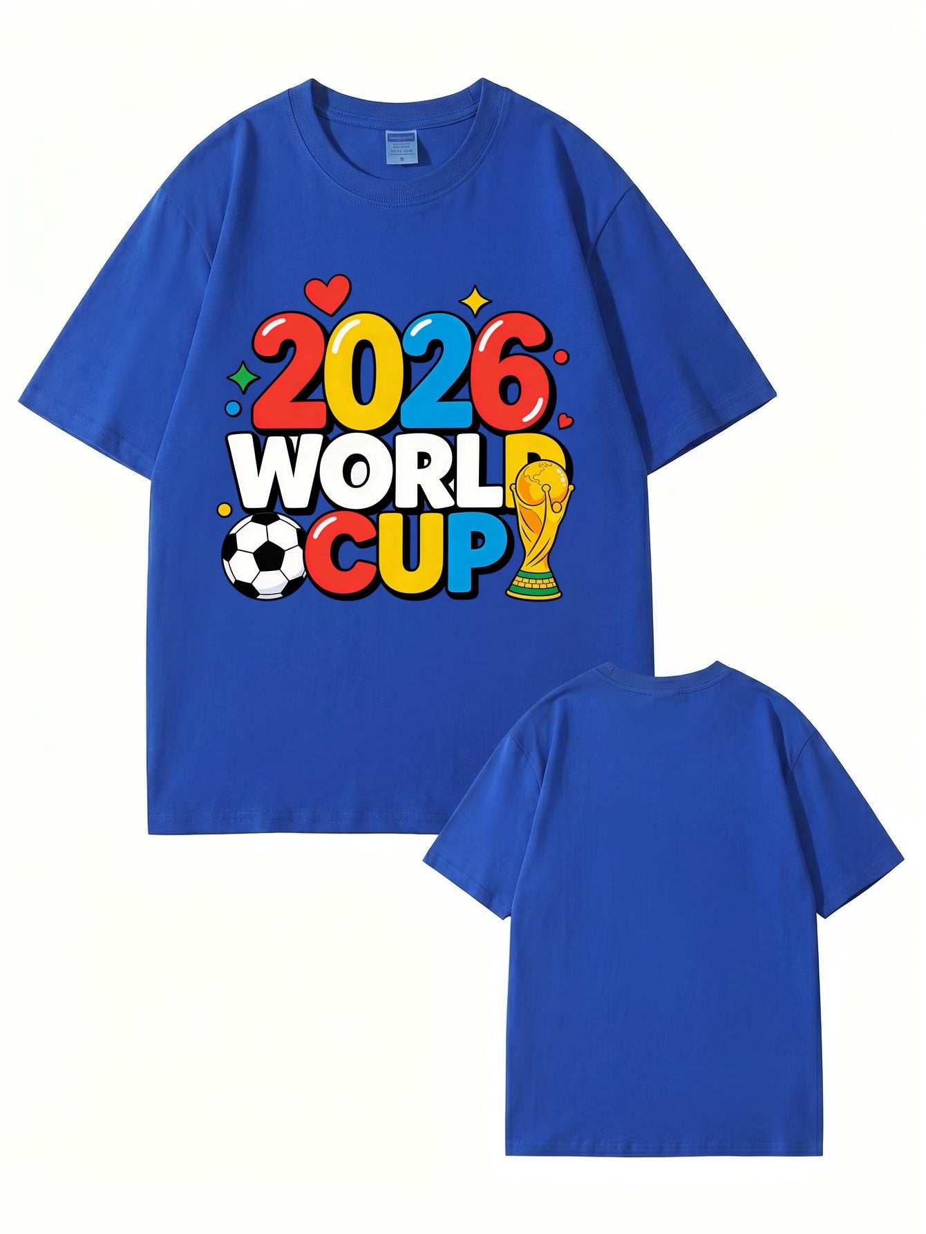 2026 World Cup Soccer Graphic T-Shirt - Premium 100% Cotton Tee