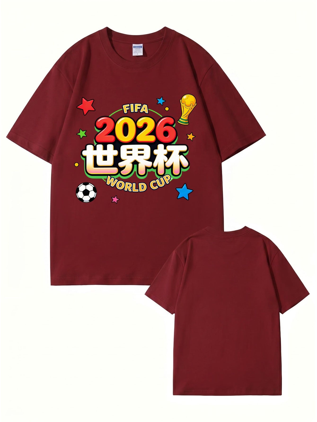 2026 World Cup Graphic T-Shirt - FIFA Soccer Fan Apparel