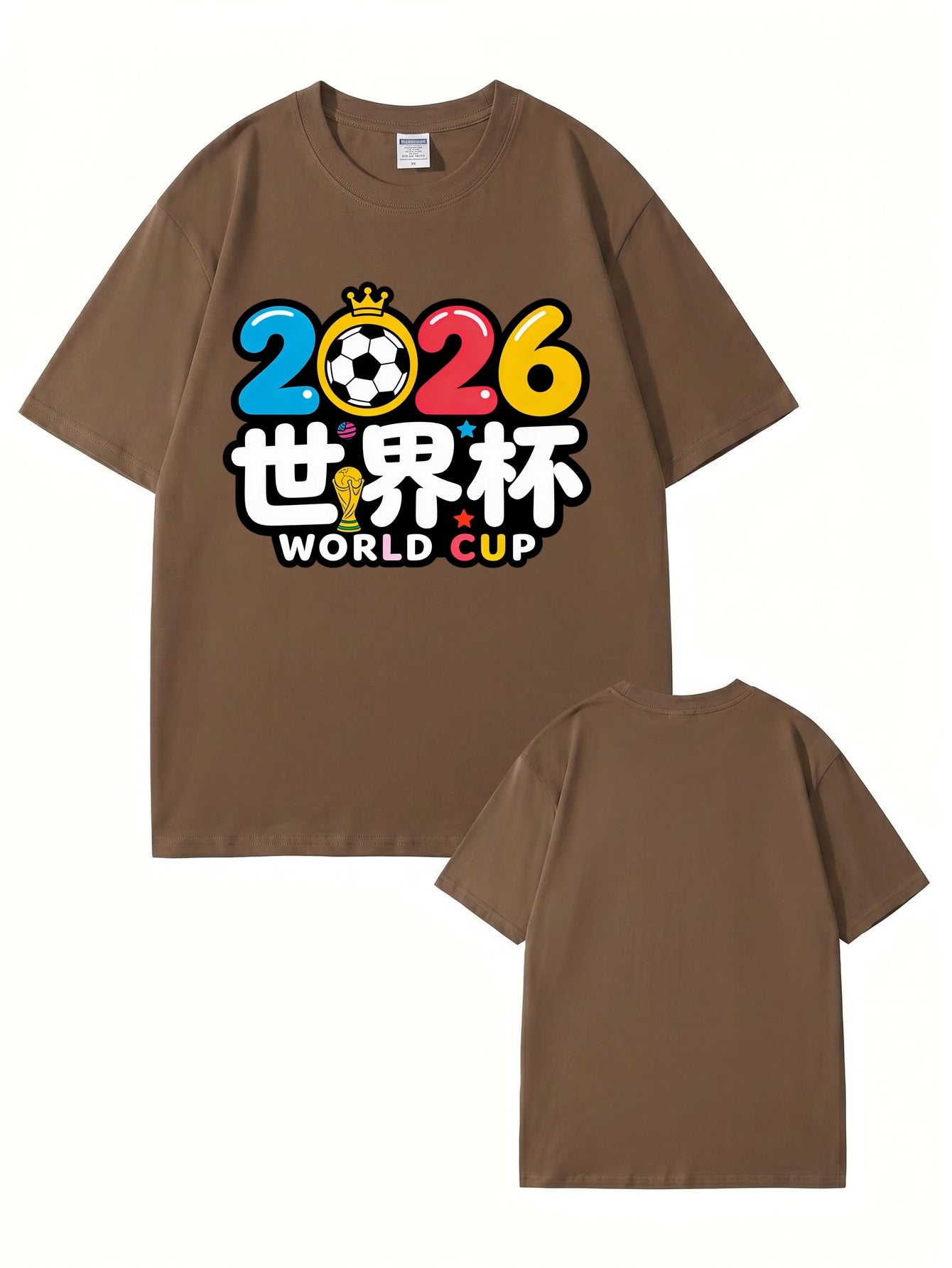 2026 World Cup Soccer Graphic T-Shirt - Premium Cotton Tee
