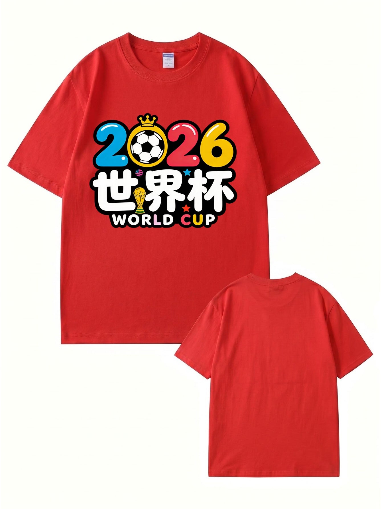 2026 World Cup Soccer Graphic T-Shirt - Premium Cotton Tee