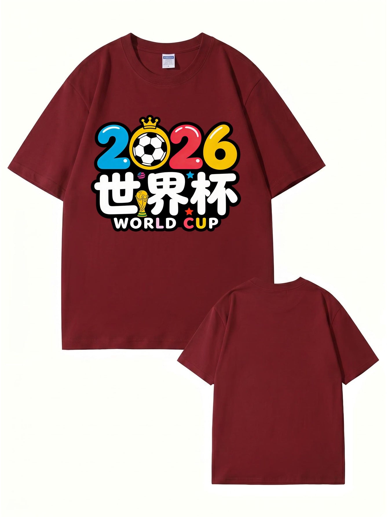 2026 World Cup Soccer Graphic T-Shirt - Premium Cotton Tee
