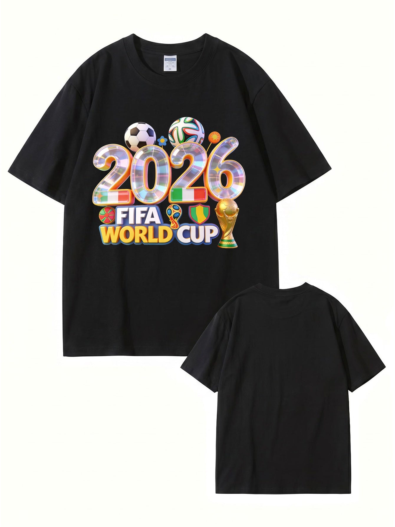 2026 FIFA World Cup Graphic T-Shirt - Premium 200GSM Cotton Tee