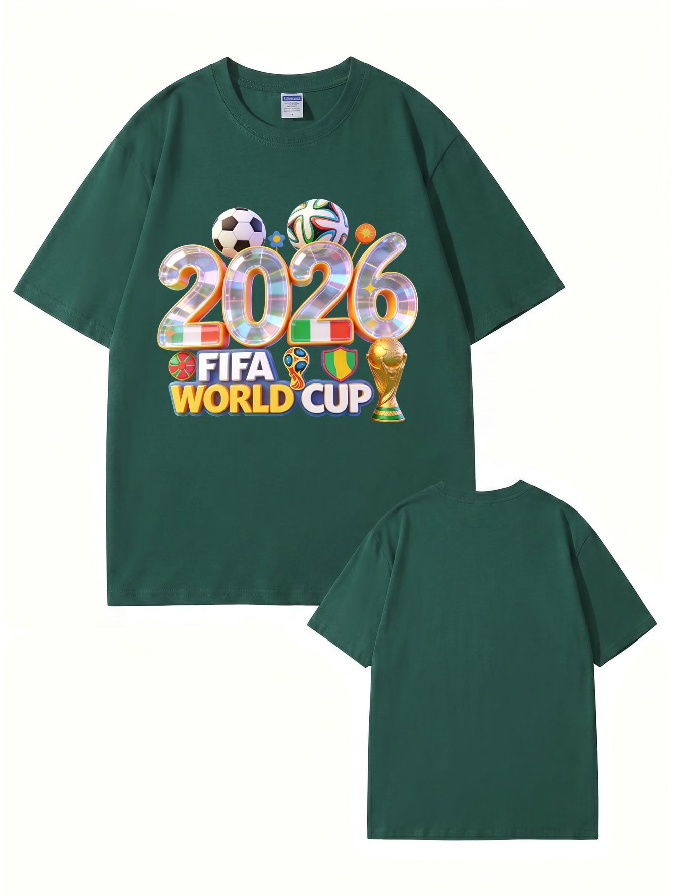 2026 FIFA World Cup Graphic T-Shirt - Premium 200GSM Cotton Tee