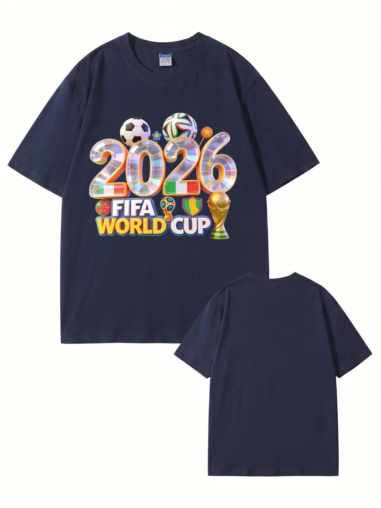 2026 FIFA World Cup Graphic T-Shirt - Premium 200GSM Cotton Tee