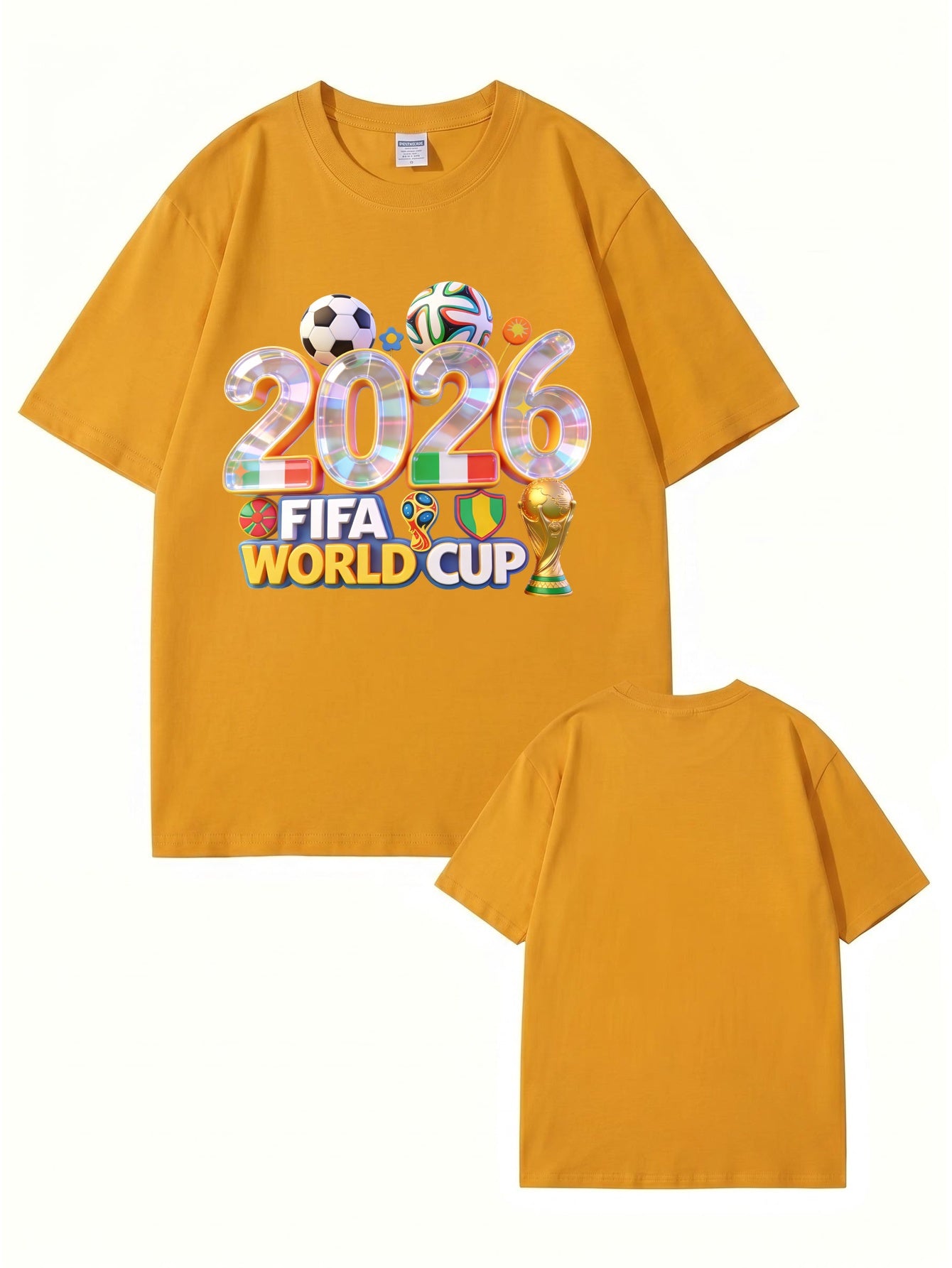 2026 FIFA World Cup Graphic T-Shirt - Premium 200GSM Cotton Tee